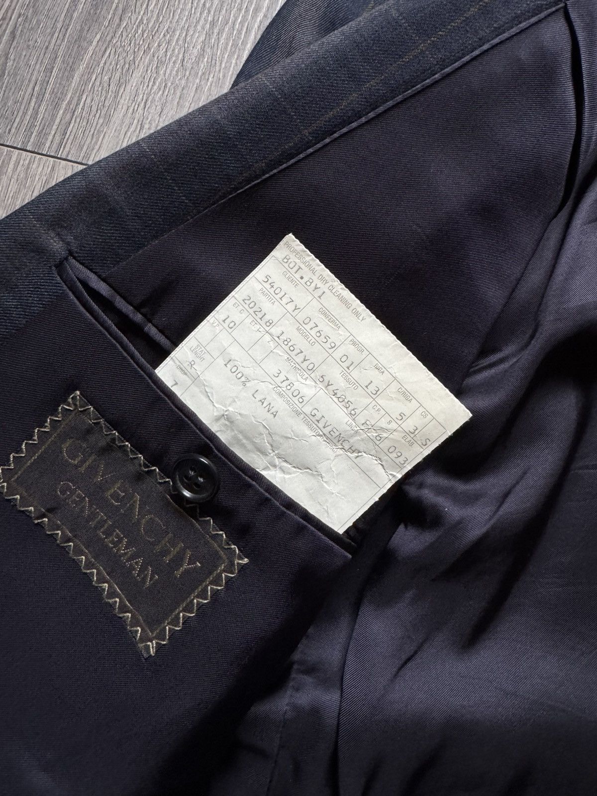 Givenchy Vintage Givenchy Gentleman double-breasted blazer 50 R. Size 50R - 9 Thumbnail