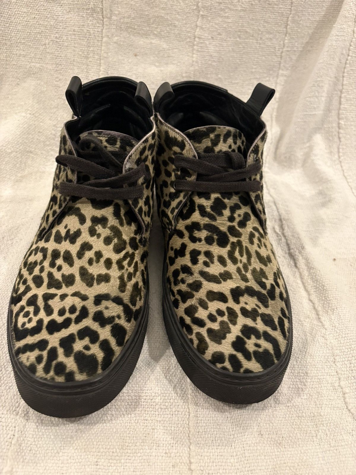 Yves Saint Laurent Size 41 US 8.5 YSL Saint Laurent Leopard Haircalf Sneakers Size US 8.5 / EU 41-42 - 2 Thumbnail