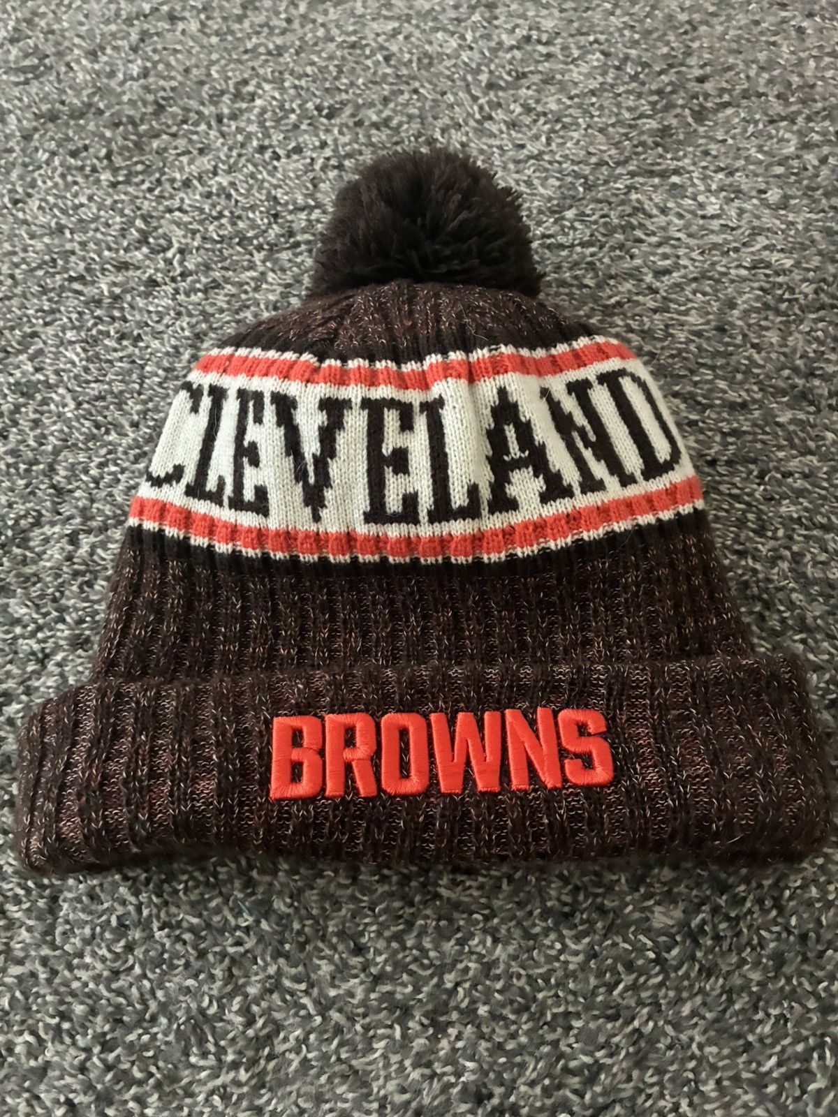 New Era CLEVELAND BROWNS BEANIE Size ONE SIZE - 1 Thumbnail