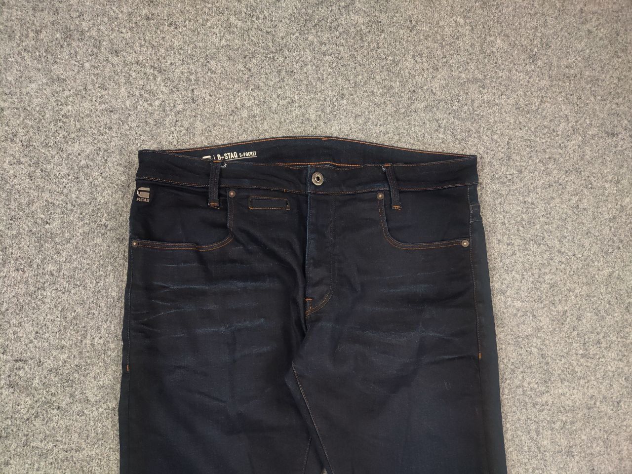 G-Star G Star d-staq slim Dark Wax Black Denim jeans Vintage LGB Size US 36 / EU 52 - 7 Thumbnail