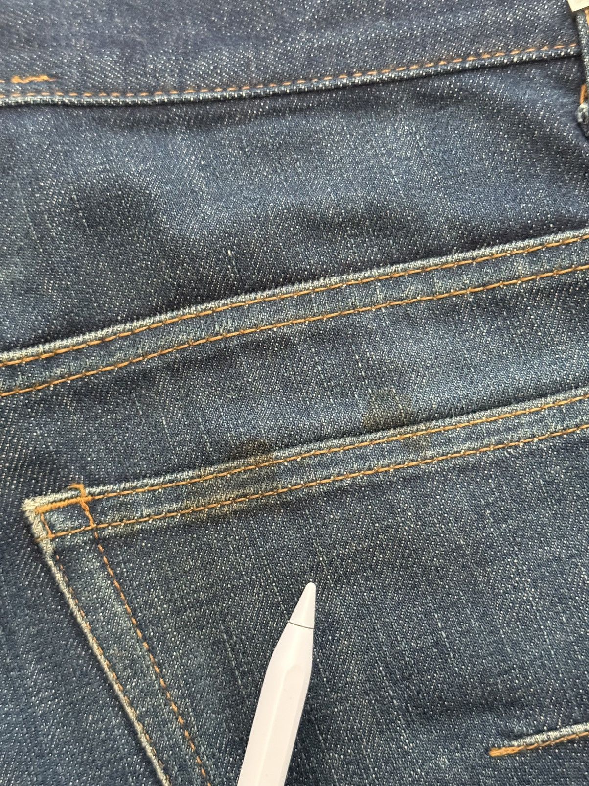 Dior DIOR HOMME HEDI SLIMANE WASHED RAW INDYGO NAVY DENIM JEANS Size US 29 - 16 Thumbnail