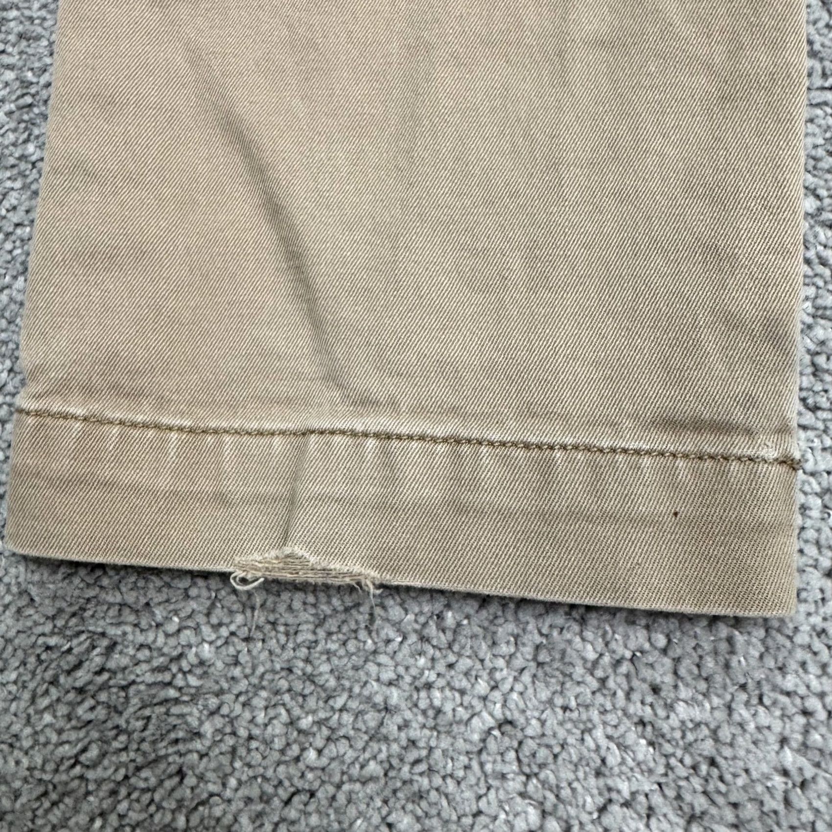Lacoste Lacoste Slim Fit Chino Pants Mens 29x32 Khaki Brown Cotton Stretch Casual Preppy Size US 30 / EU 46 - 6 Thumbnail
