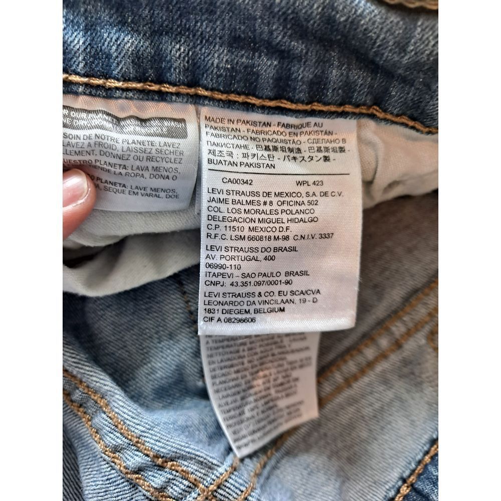 Levi's Levi's 505 Classic Straight Leg Medium Wash Denim Jeans Men Size US 33 - 3 Thumbnail