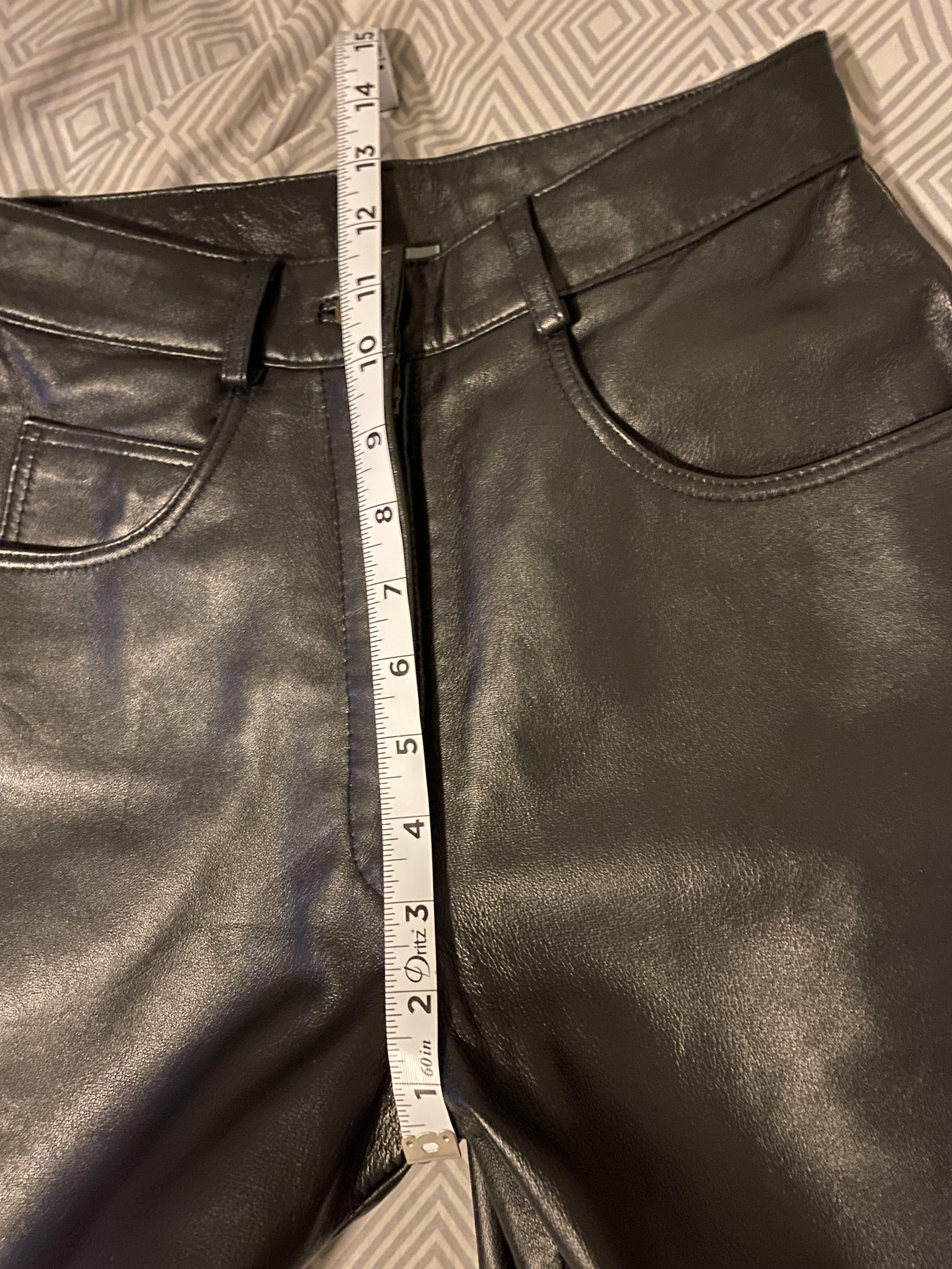 Leather × Vintage 3 Suisses Nappa Leather Pants Size 24" / US 00 / IT 34 - 4 Thumbnail