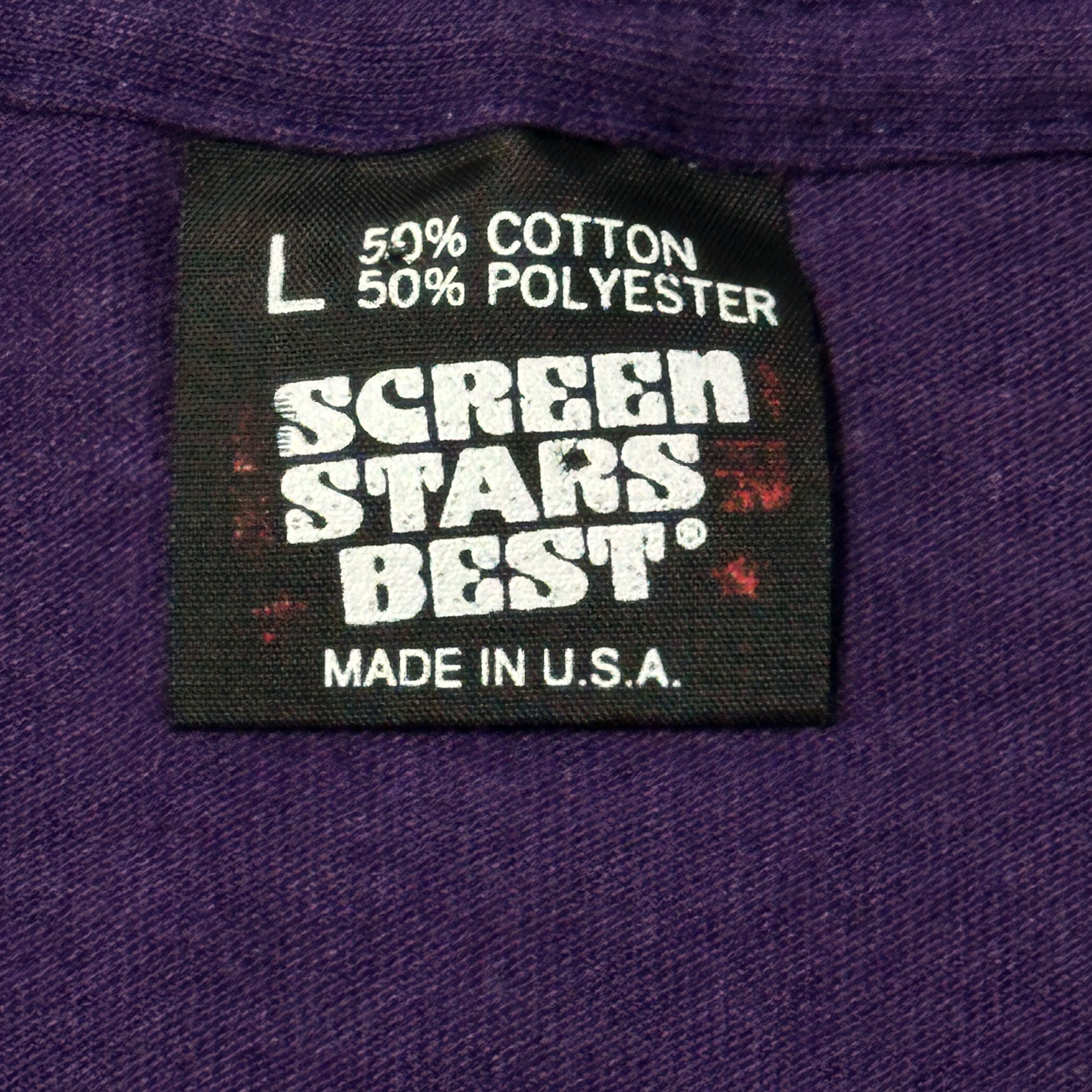 eS Vintage Billy Ray Cyrus Graphic Purple T-Shirt Size L Size US L / EU 52-54 / 3 - 3 Thumbnail