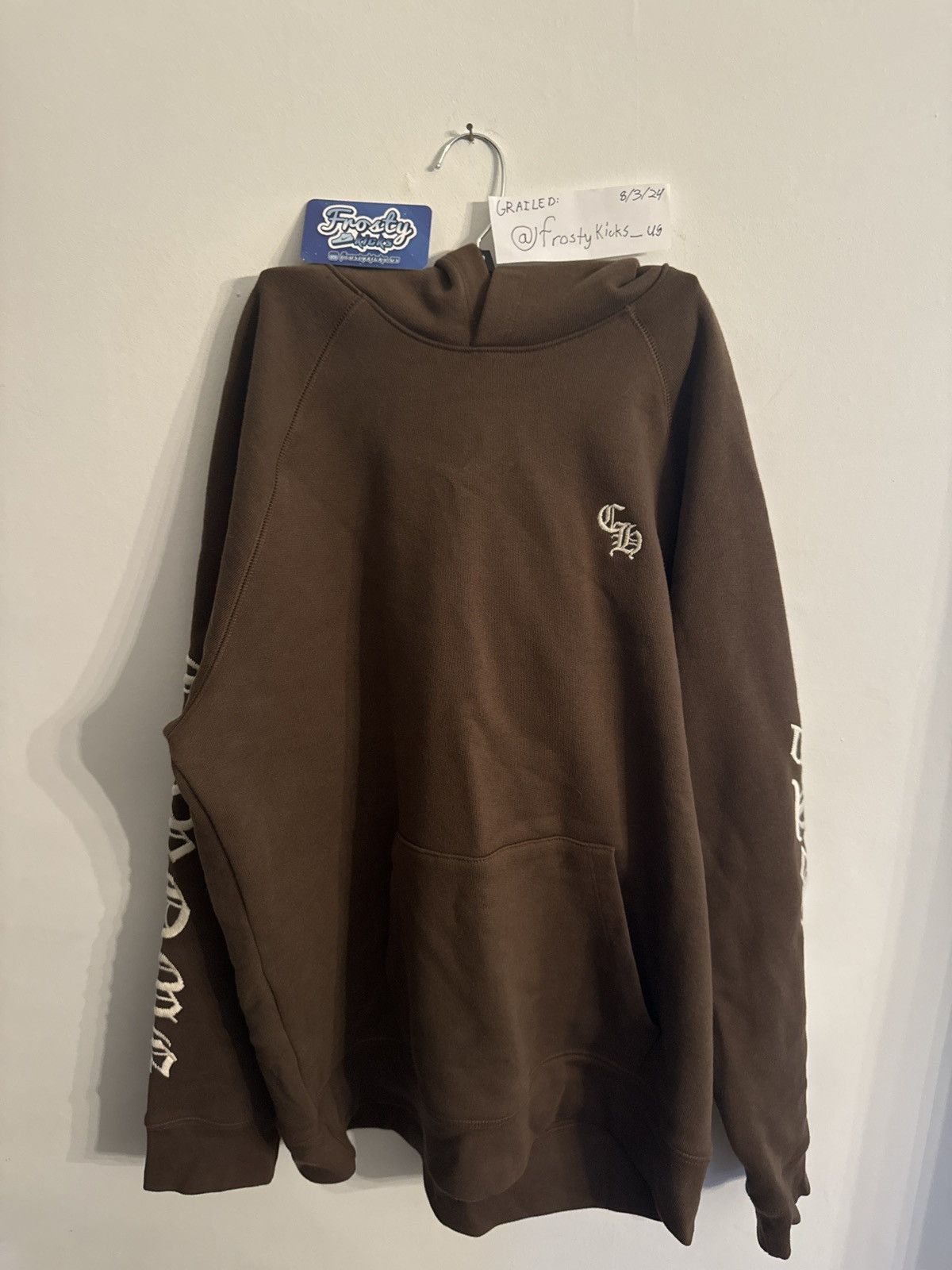 希少コラボ【Chrome Hearts CH + ABRAMOVIC】Hoodie \"Black Chrome Hearts CH + ABRAMOVIC Hoodie Black Men's - FW23 - US