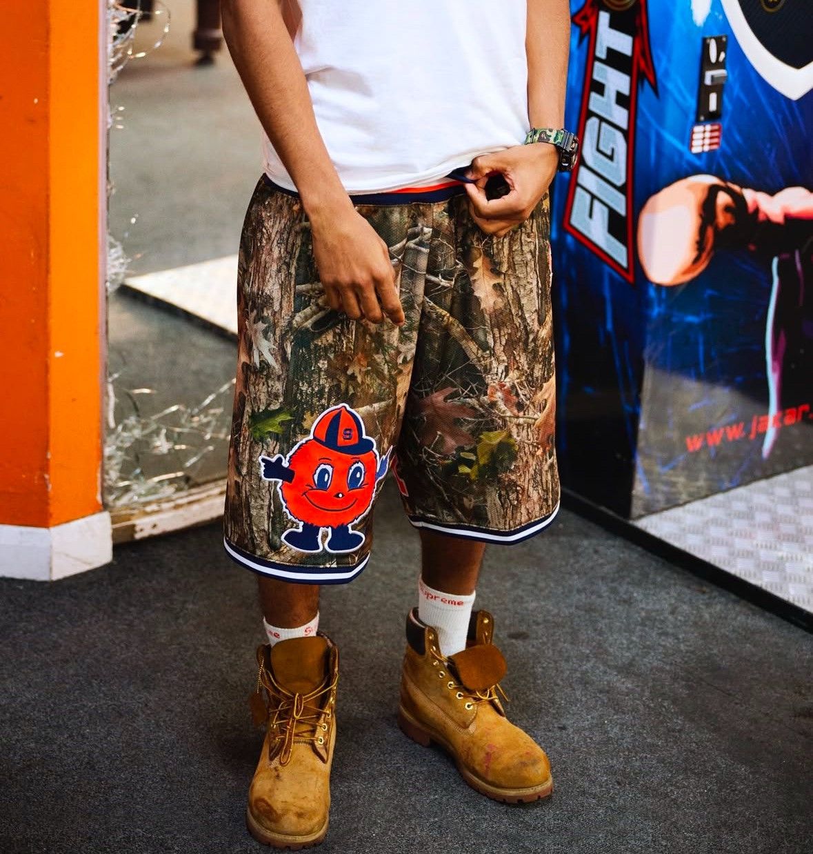 Supreme Supreme x Mitchell and Ness x Syracuse Short size small