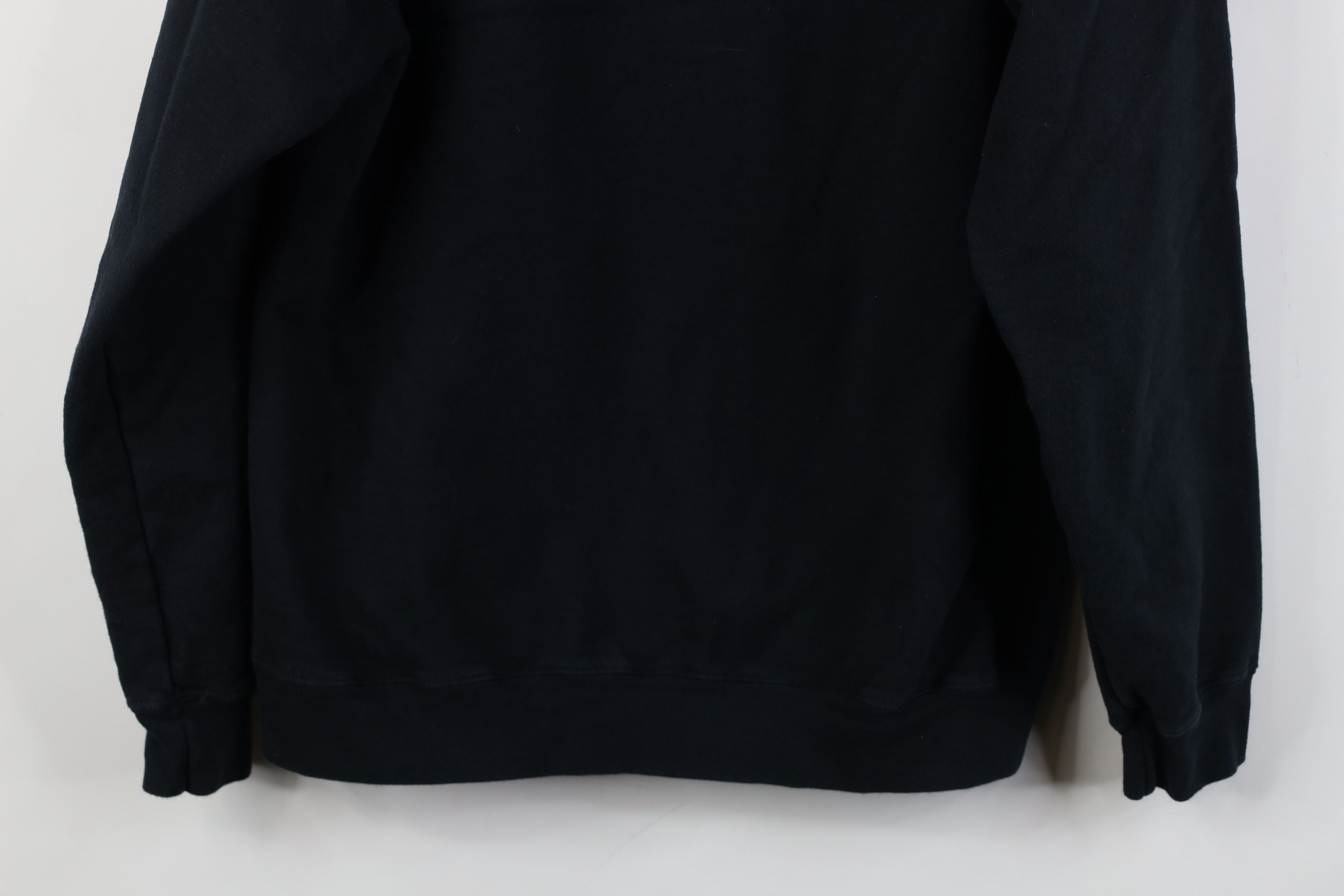 Vintage Vintage Y2K Streetwear Heavyweight Hoodie Sweatshirt Black Size US M / EU 48-50 / 2 - 12 Thumbnail