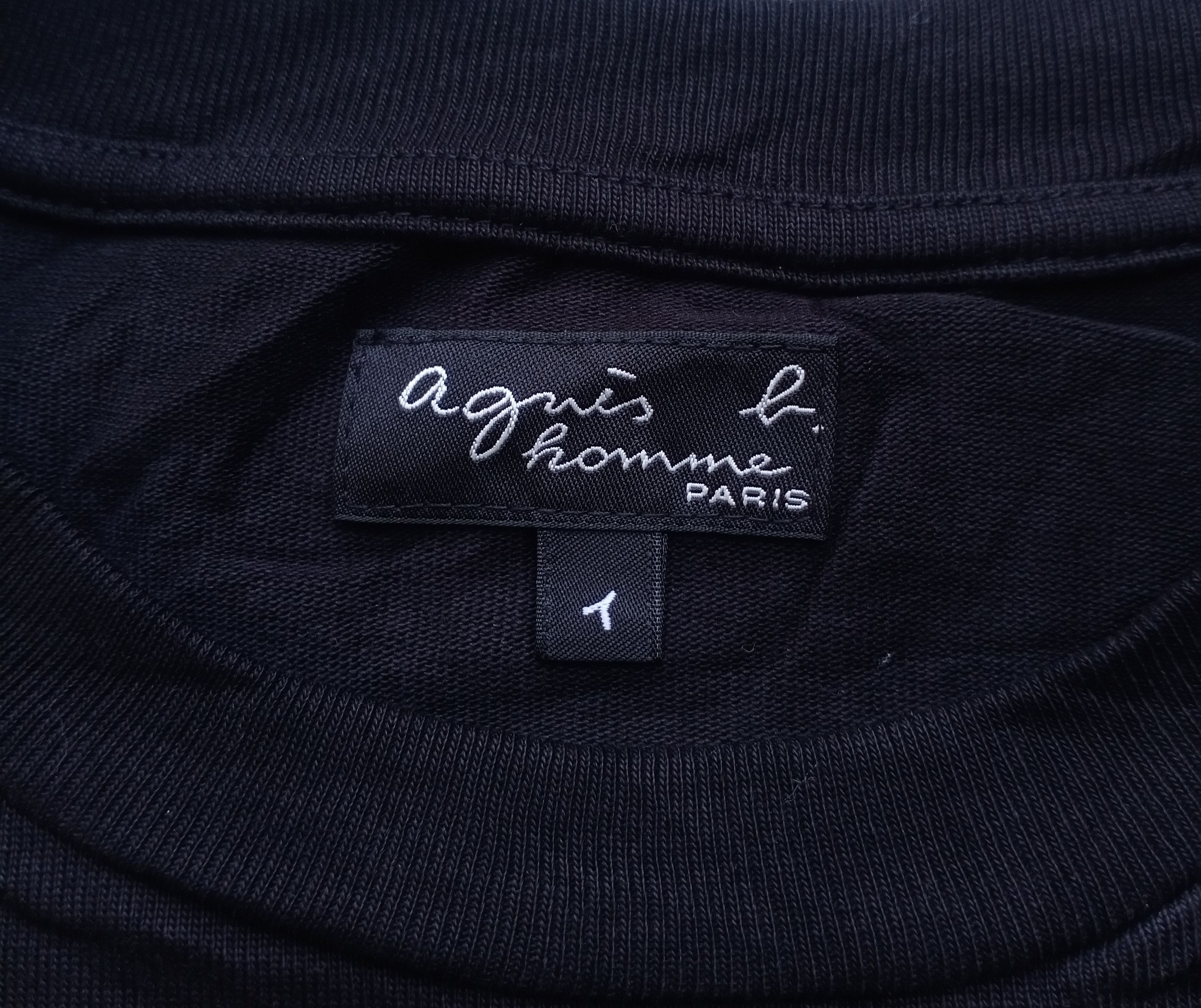 Designer × Japanese Brand × agnes b. Agnes B Homme Paris Longsleeve Made In Portugal Plain Size US L / EU 52-54 / 3 - 3 Thumbnail