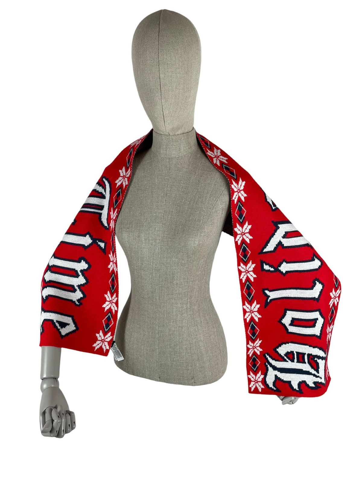 Diesel Holiday “Time” Christmas Santa Big Pattern Scarf Muffler Size ONE SIZE - 12 Thumbnail