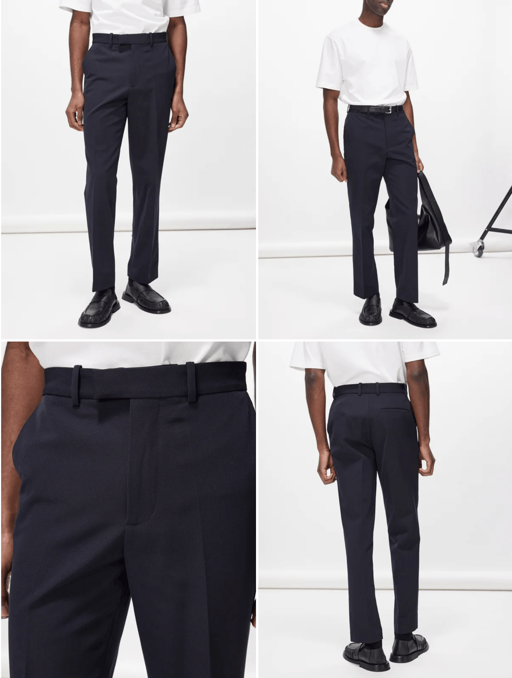 Rohe Róhe Pressed-Front Twill Tailored Trousers Size 52 Size US 36 / EU 52 - 1 Thumbnail