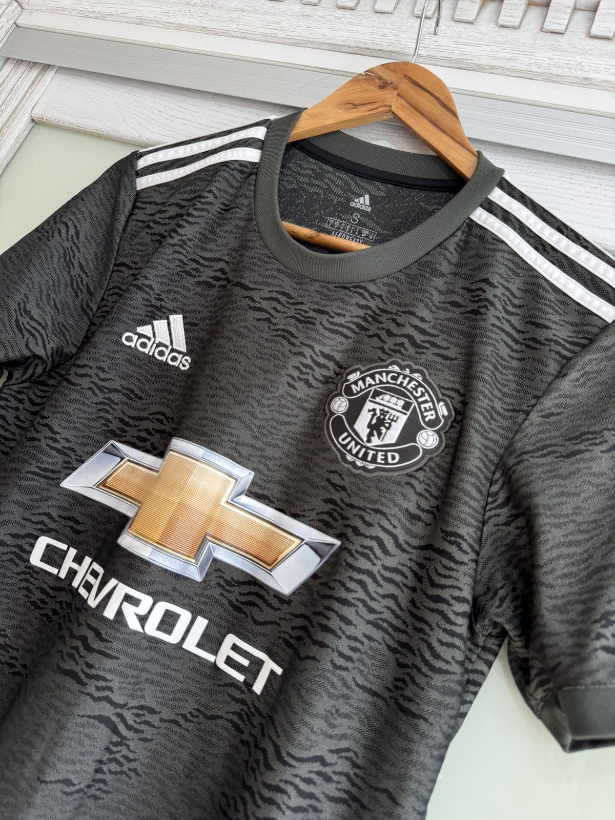 Adidas Manchester United 2020-2021 Away Soccer Jersey Football Kit Size US S / EU 44-46 / 1 - 5 Thumbnail
