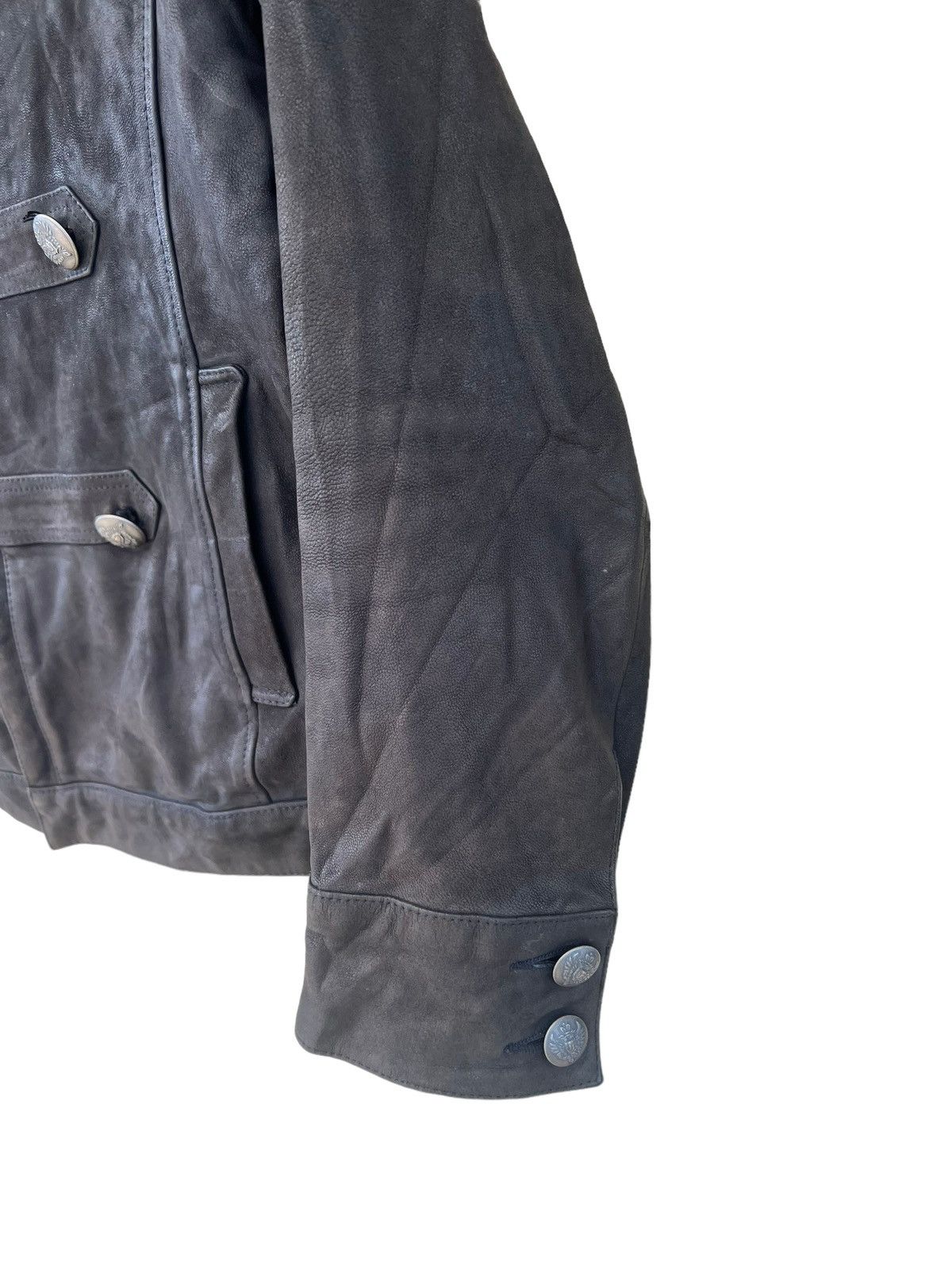 ato THE, TWELVE ( ato ) Patina Goatskin Leather Jacket Cropped Size US S / EU 44-46 / 1 - 12 Thumbnail