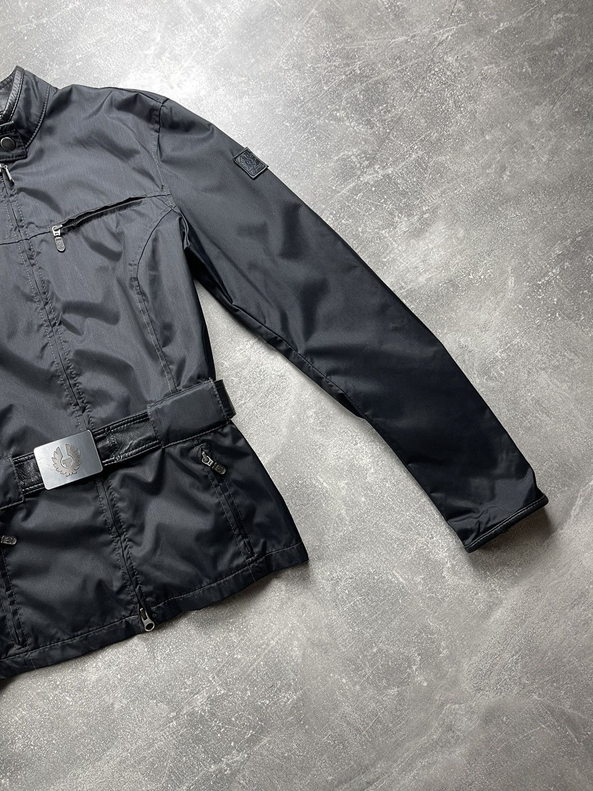 Belstaff Belstaff GOLD Label Belted Motorcycle Wax Jacket Black Size L / US 10 / IT 46 - 6 Thumbnail
