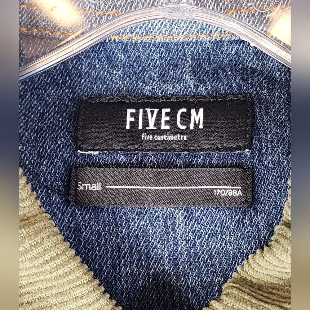 Other Five CM Blue Denim Jean Button Front Shacket Camo Shirt Size US S / EU 44-46 / 1 - 2 Thumbnail