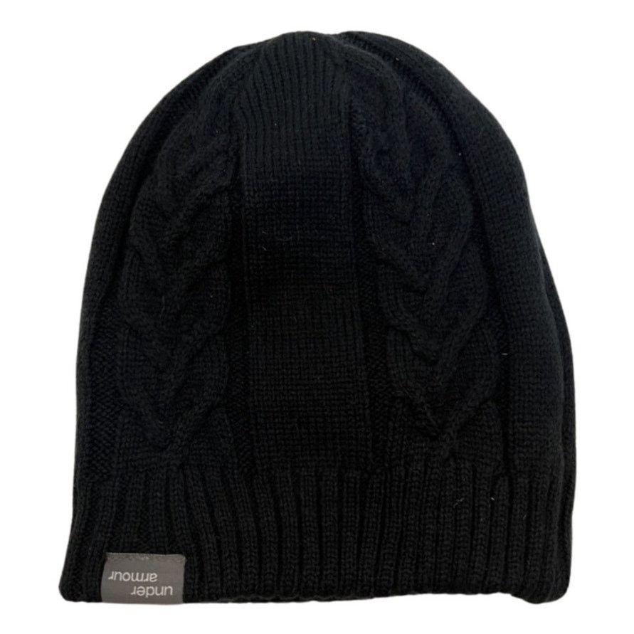 Under Armour Under Armour Cable Knit Black Beanie NEW Without Tags Size ONE SIZE - 1 Thumbnail