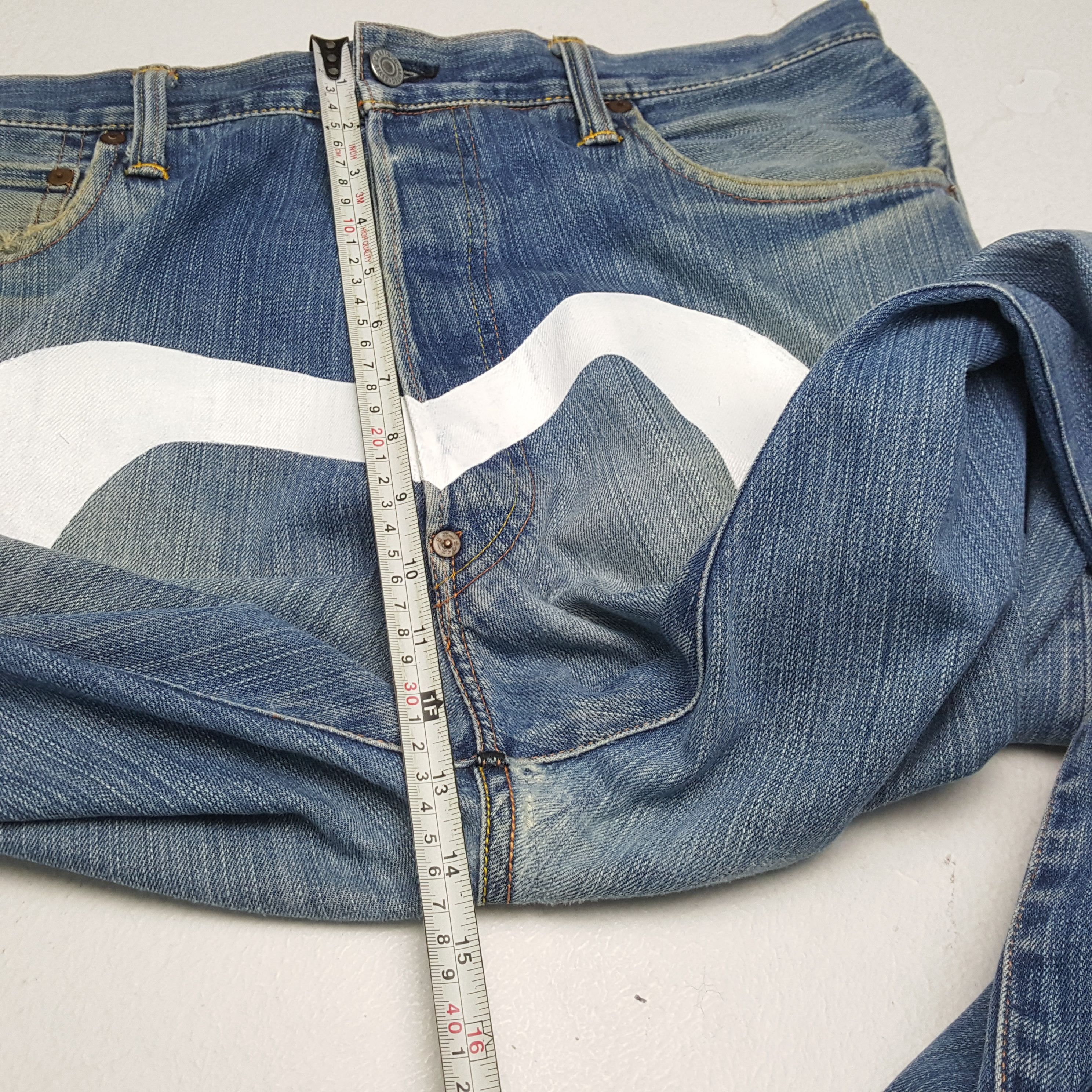 Evisu × Japanese Brand × Vintage Vintage EVISU Japanese Brand Daicock Custom Style Jeans Size US 34 / EU 50 - 8 Thumbnail