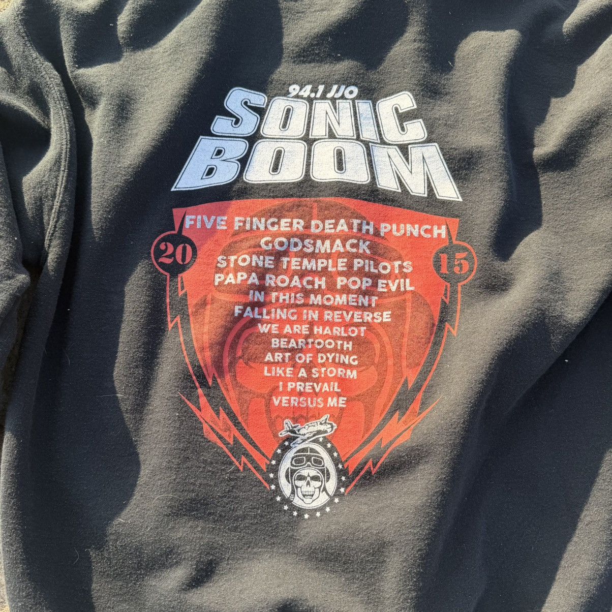 Gildan Sonic Boom Full Zip Hoodie Mens XL Size US XL / EU 56 / 4 - 7 Thumbnail