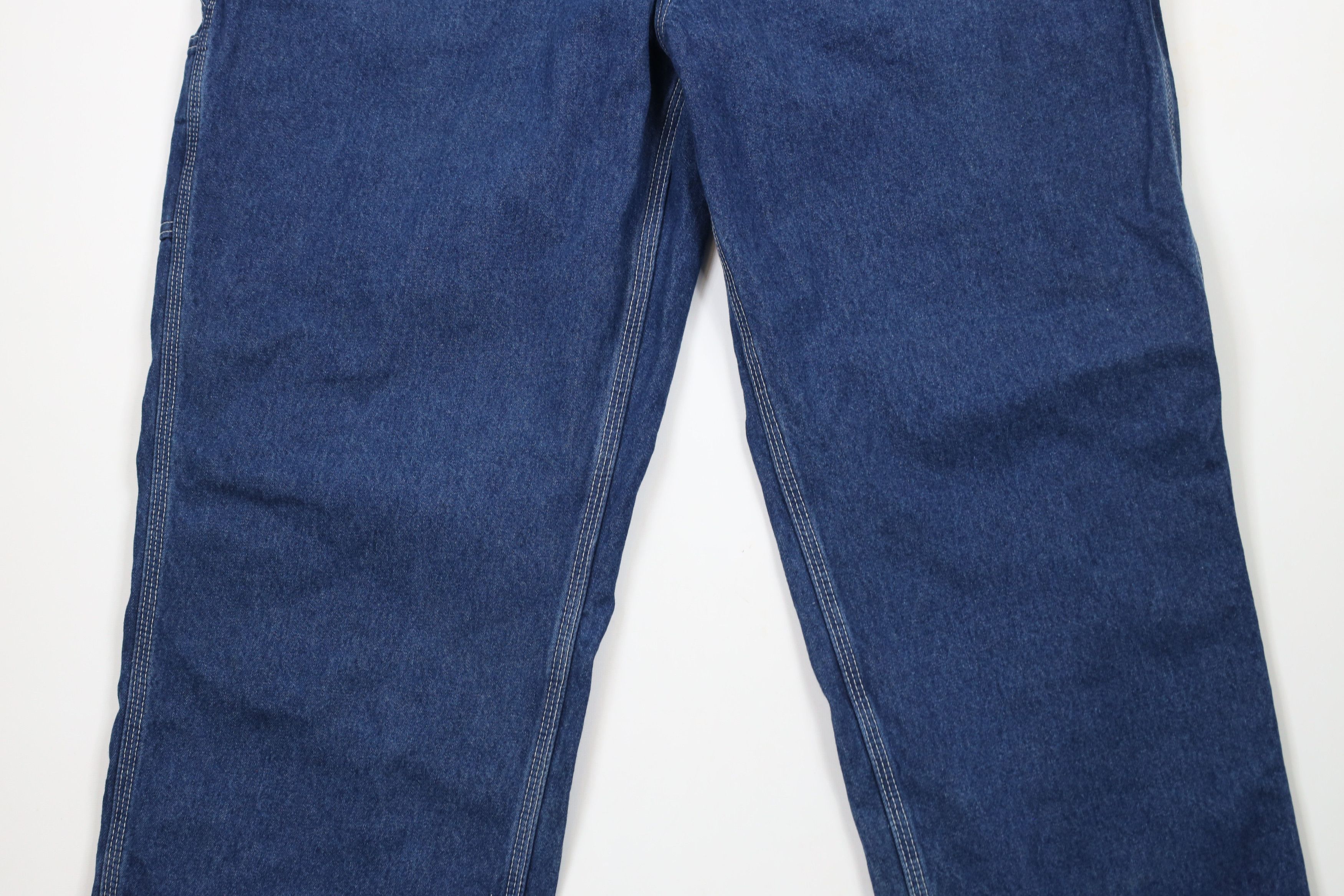 Carhartt × Vintage Vintage Y2K Carhartt Loose Fit Wide Leg Dungaree Denim Jeans Size US 42 / EU 58 - 3 Thumbnail