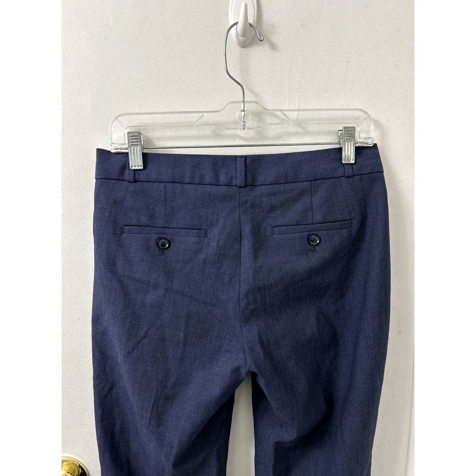 Banana Republic VINTAGE? No. Banana Republic Avery Dress Pants Womens Size 2 Navy Blue 95% Wool Stretch Dress Pants Size 26" / US 2 / IT 38 - 7 Thumbnail