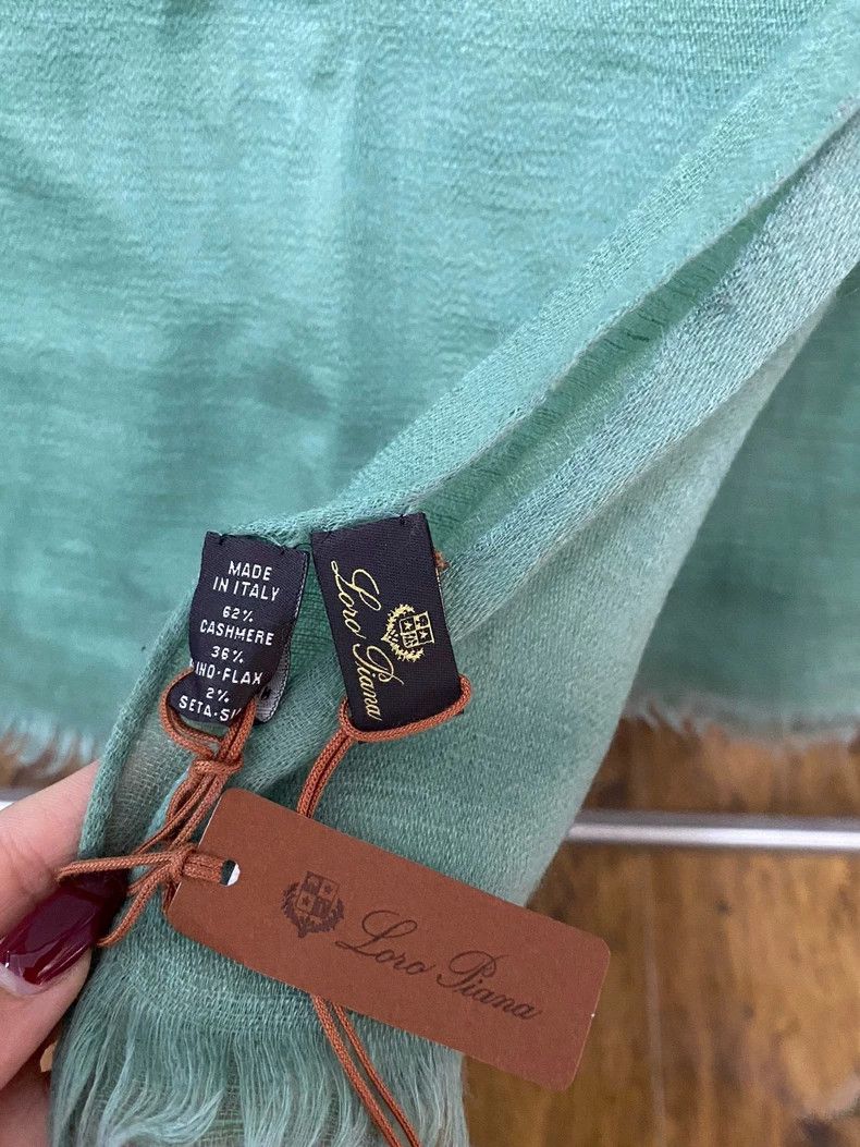 Loro Piana LORO PIANA Cashmere mixed yarn scarf Size ONE SIZE - 4 Thumbnail