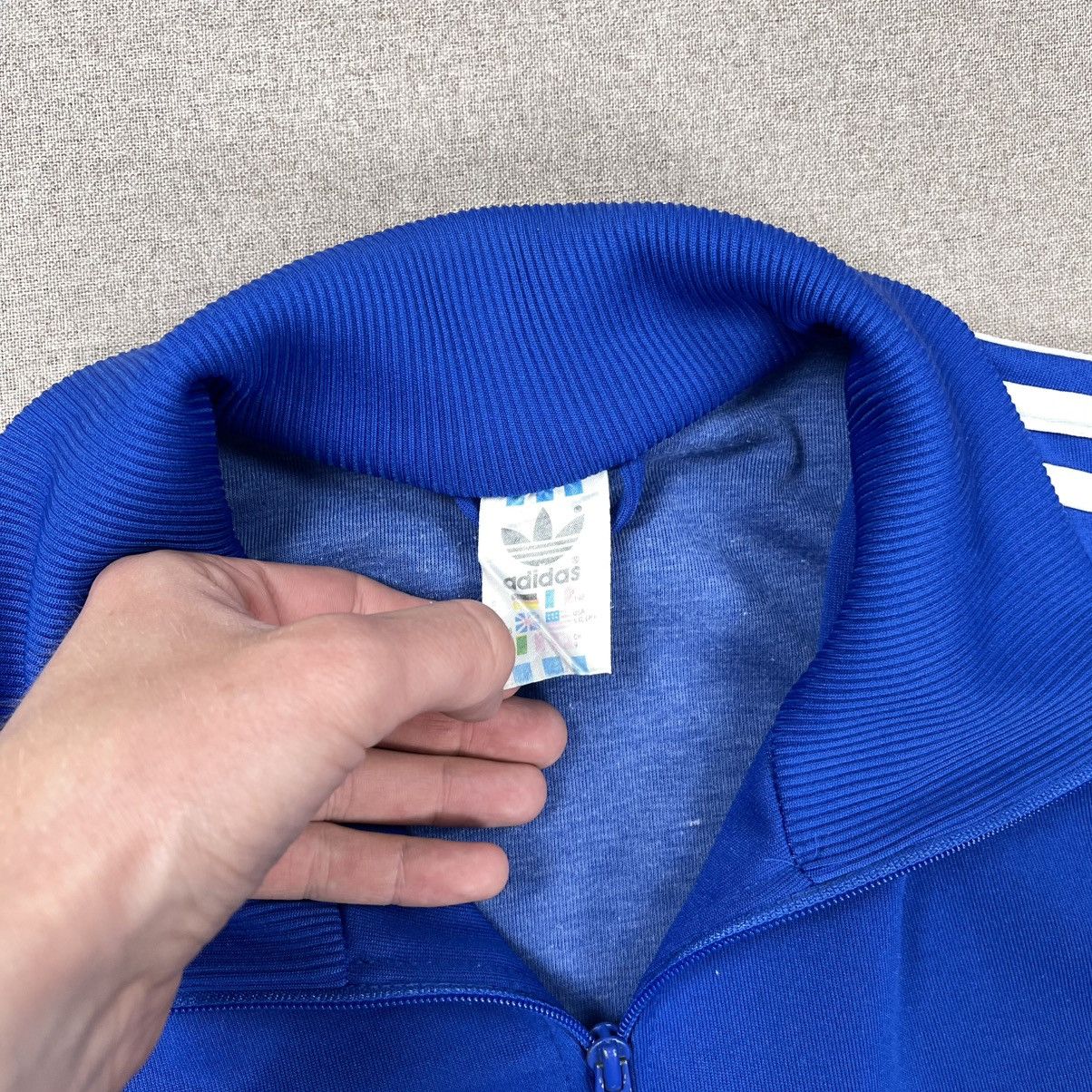 Adidas VINTAGE 80s ADIDAS TRACK JACKET TRACKSUIT TOP ZIP RETRO Size US XXL / EU 58 / 5 - 4 Thumbnail