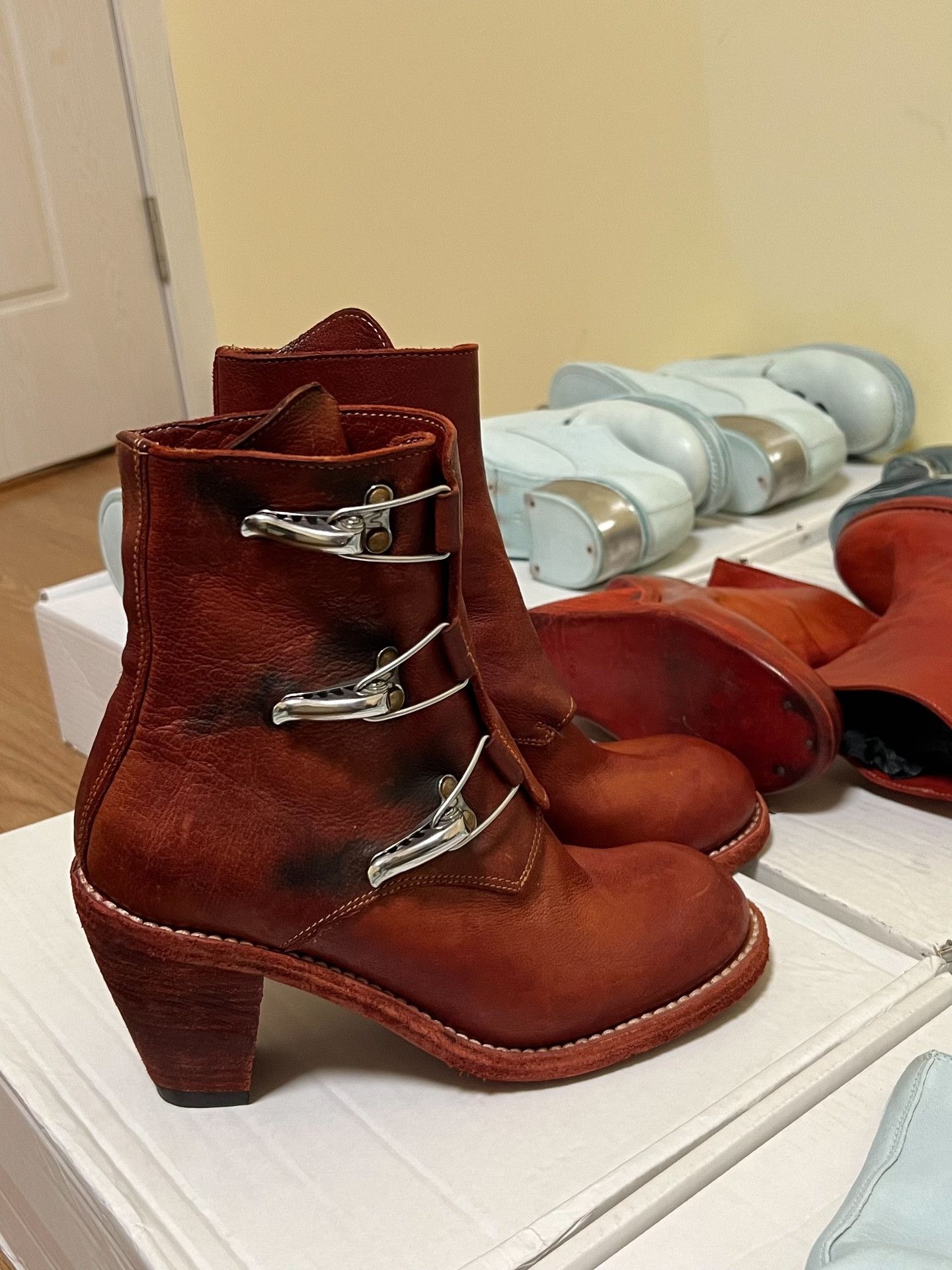 Guidi GUIDI 3095G Water Buffalo Leather Short Boots Size US 6 / IT 36 - 1 Thumbnail