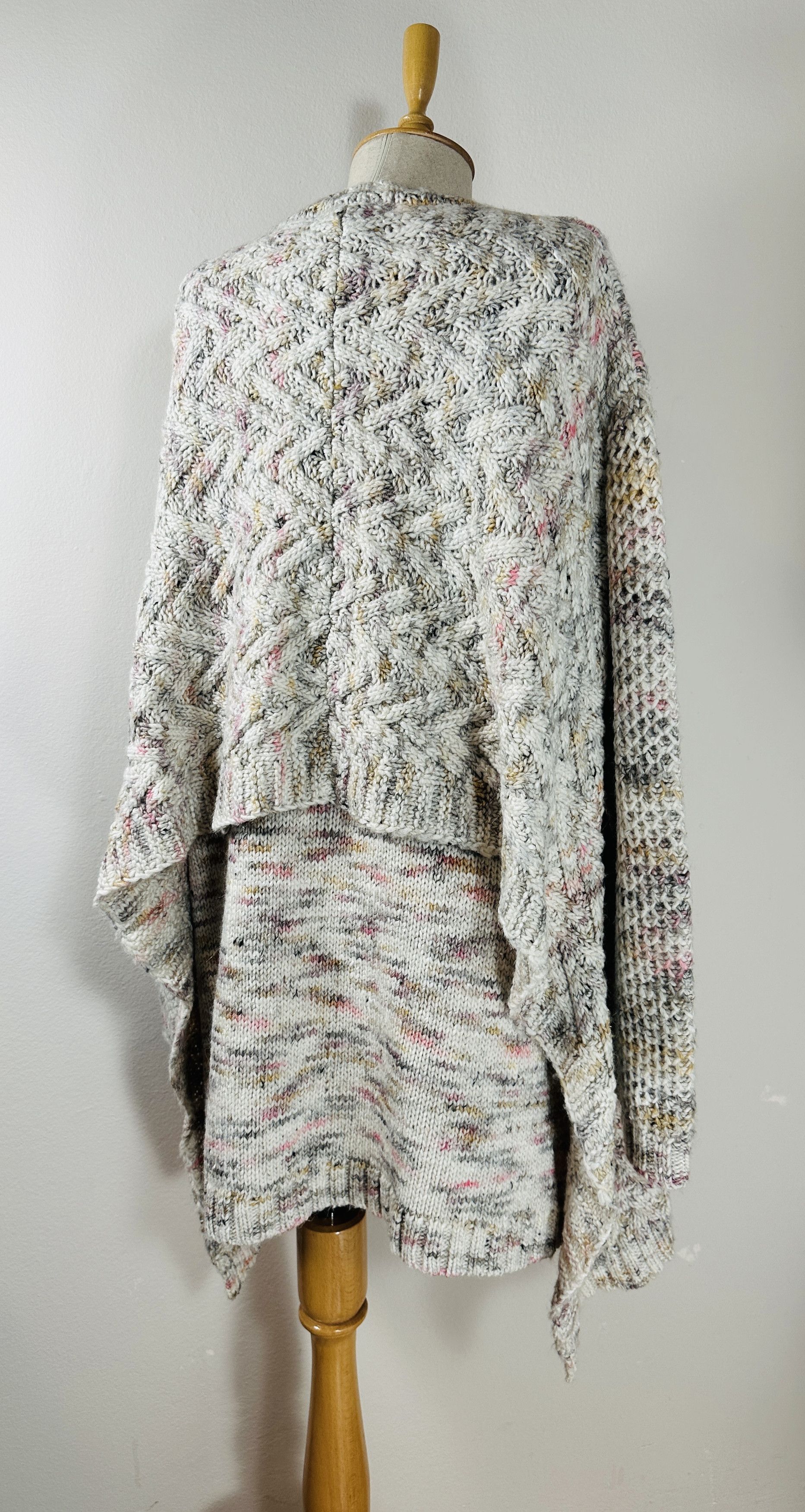 Henrik Vibskov Poncho oversize Sweater wool Size ONE SIZE - 3 Thumbnail