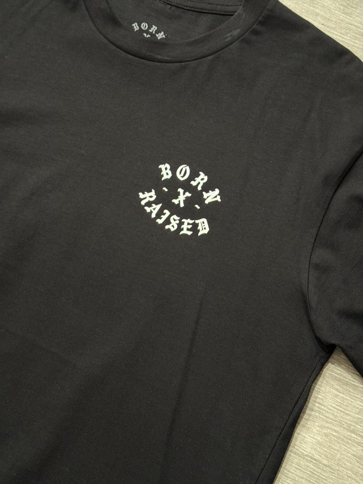 Born X Raised BORN X RAISED Rocker Tee T-Shirt Black White Sz L Large Used Size US L / EU 52-54 / 3 - 2 Thumbnail