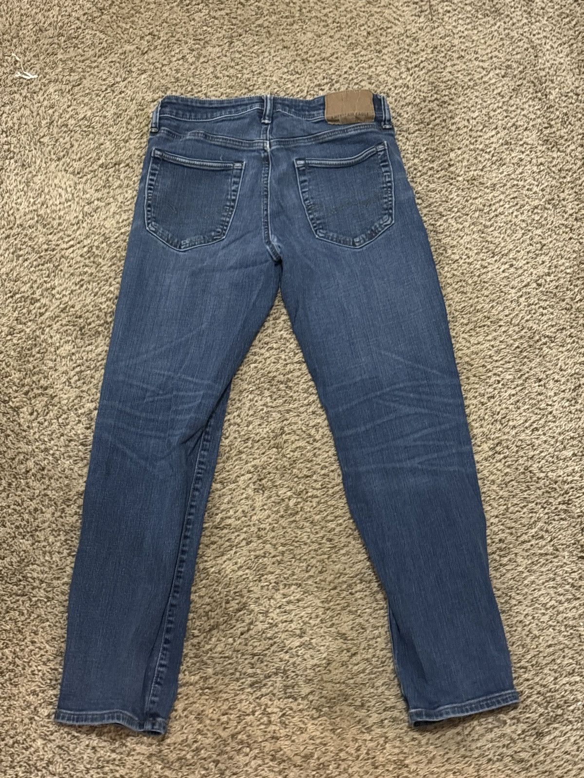 American Eagle Outfitters Original Straight American Eagle Jeans, Dark Blue Size US 30 / EU 46 - 2 Thumbnail
