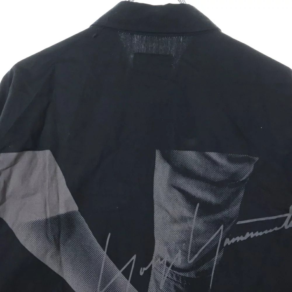 Yohji Yamamoto BLACK Scandal Yohji Yamamoto // 20SS Back Print Staff Shirt Size US M / EU 48-50 / 2 - 4 Thumbnail