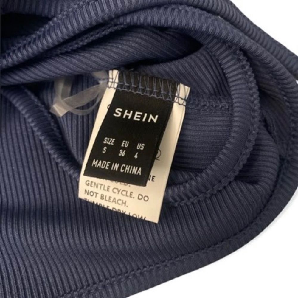 Shein SHEIN Blue Cross Halter Wrap Crop Top - Size S (Never Worn) Size S / US 4 / IT 40 - 3 Thumbnail
