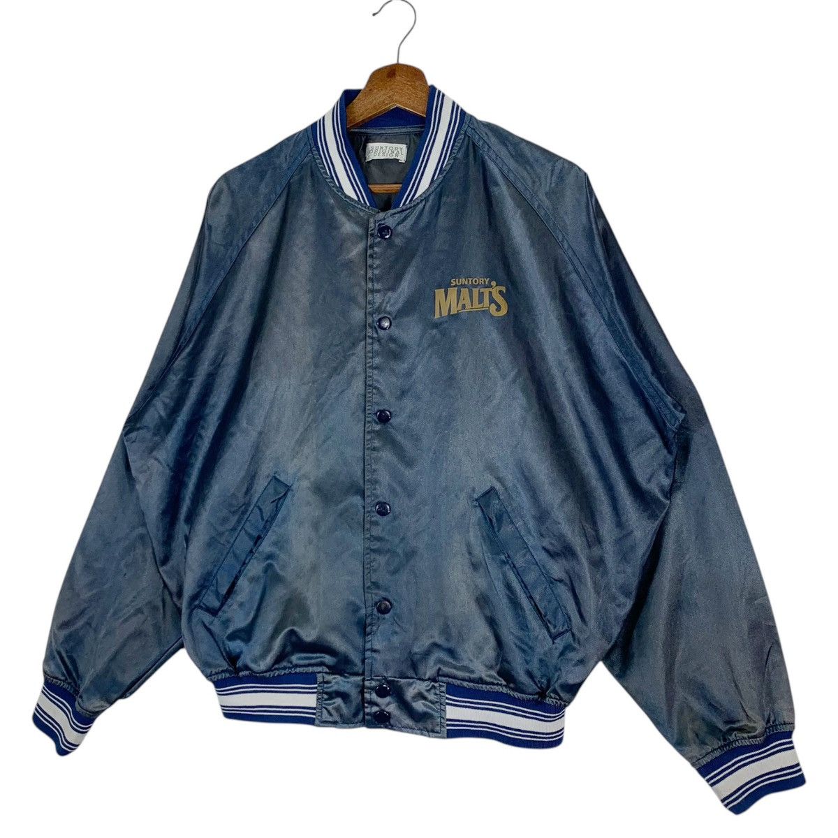 Japanese Brand Vintage Suntory Malt’s Original Design Bomber Jacket Size US M / EU 48-50 / 2 - 3 Thumbnail