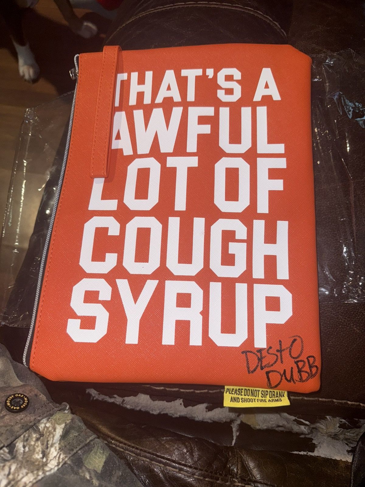 Awful Lot of Cough Syrup AWFUL LOT OF COUGH SYRUP MONEY BAG Size ONE SIZE - 3 Thumbnail