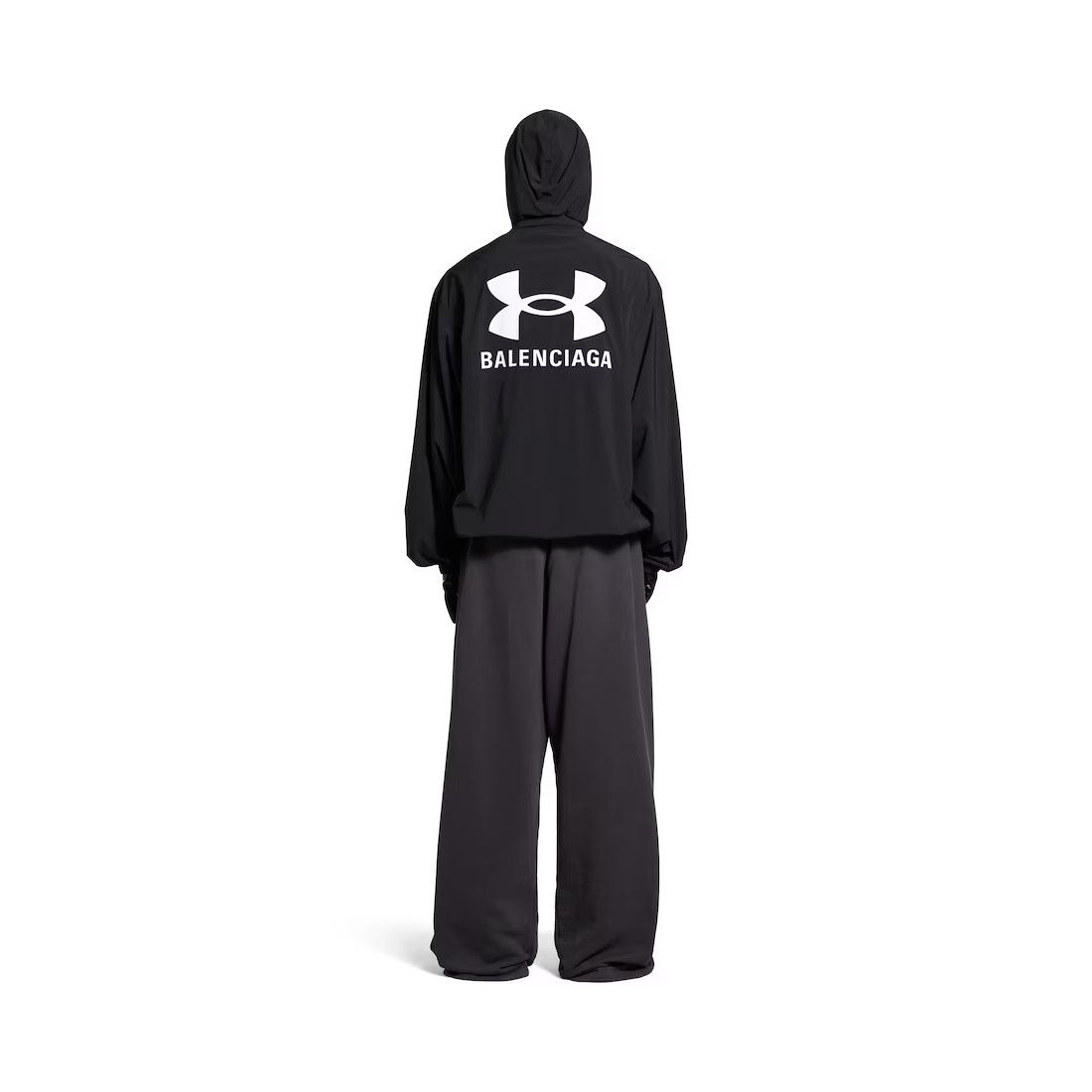 Balenciaga × Under Armour o1s1wg110425 Under Armour® Winbreaker Jacket in Black Size US L / EU 52-54 / 3 - 4 Thumbnail