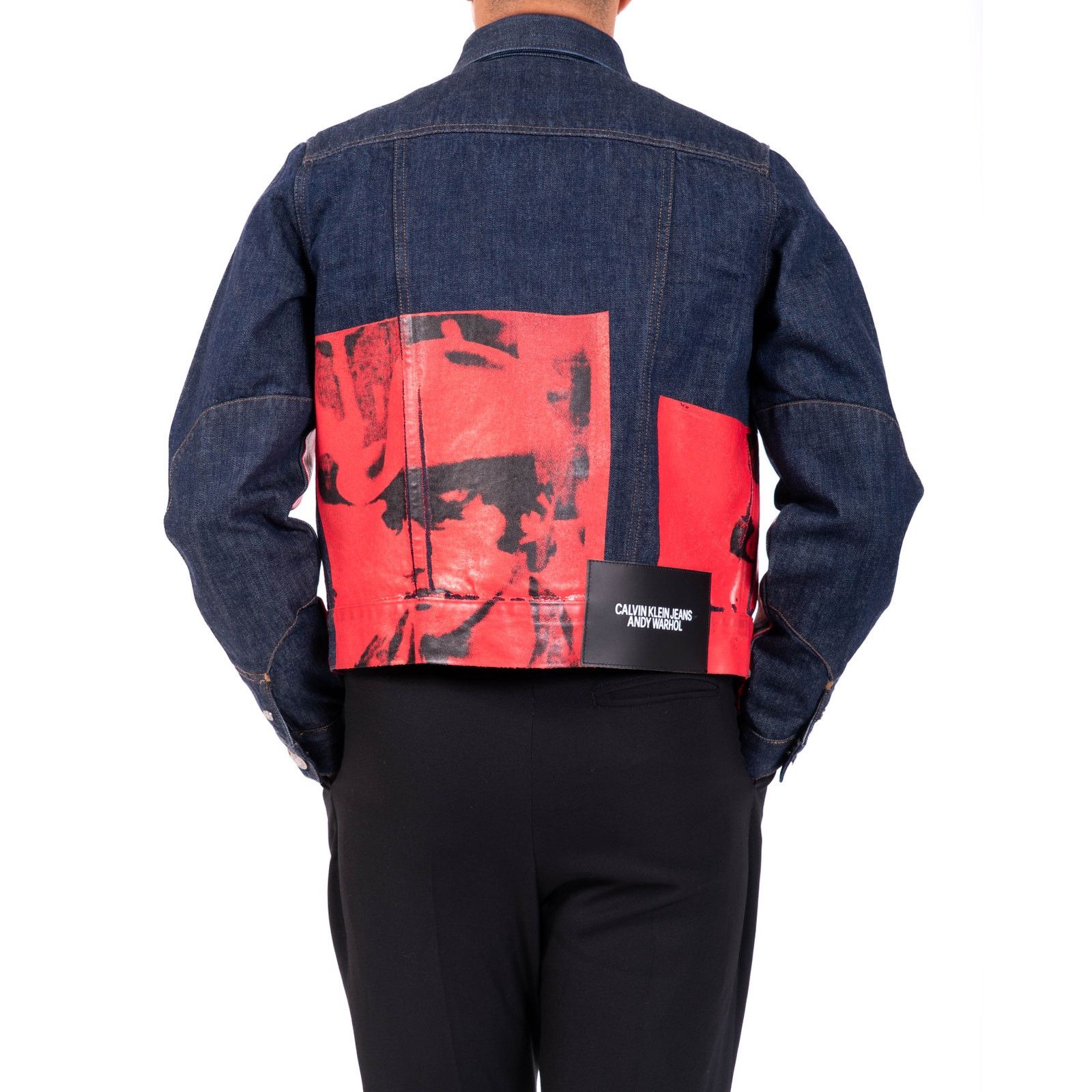 Calvin Klein 205W39NYC SS18 Dennis Hopper Screenprinted Denim Trucker Jacket Size US S / EU 44-46 / 1 - 4 Thumbnail