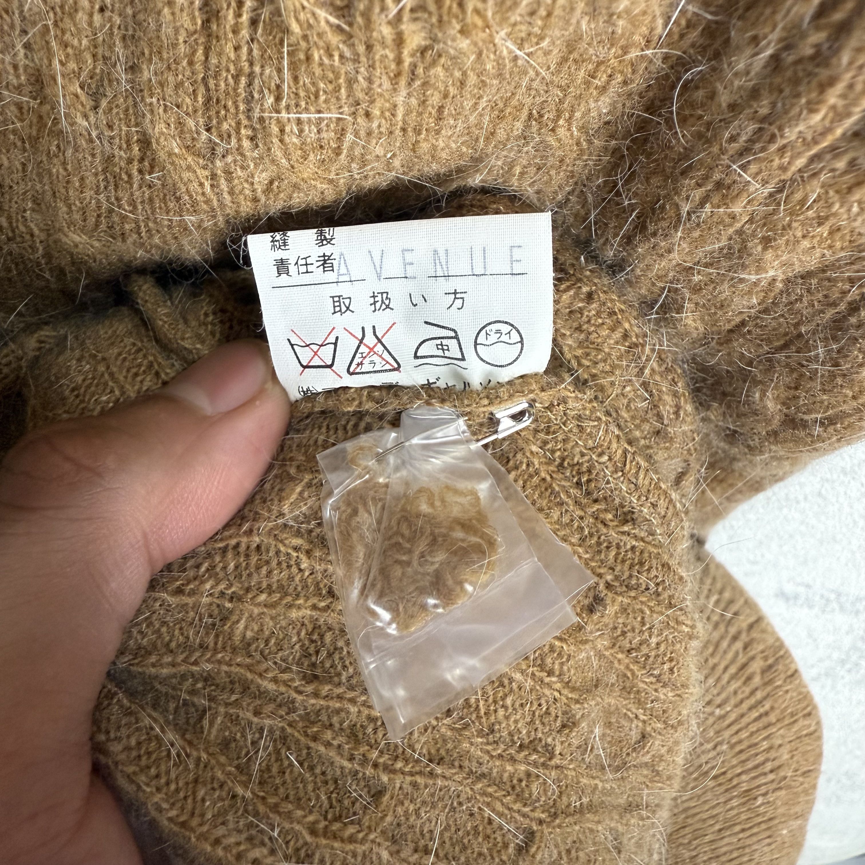 Comme des Garcons 80s Comme Des Garcons Knit Cable Midi Wool Dress Size S / US 4 / IT 40 - 9 Thumbnail