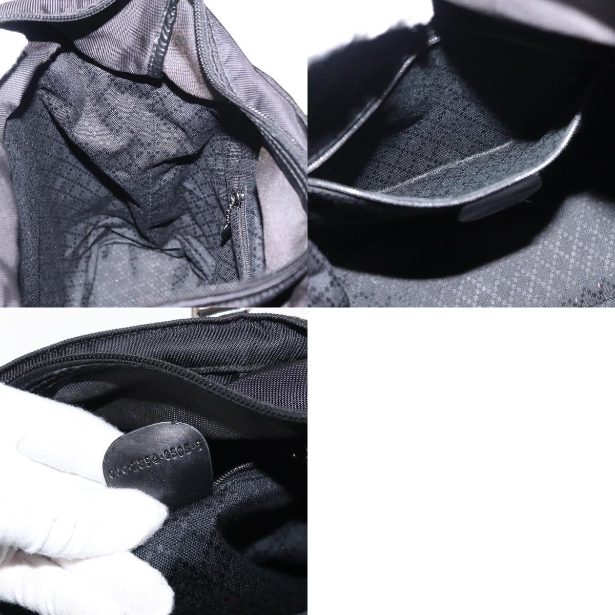 Gucci GUCCI Bamboo Hand Bag Nylon Black Size ONE SIZE - 12 Thumbnail