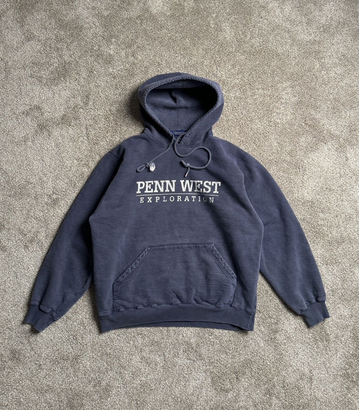 Other VINTAGE REDWOOD “PENN WEST EXPLORATION” BLUE SUNFADE HOODIE Size US M / EU 48-50 / 2 - 1 Thumbnail
