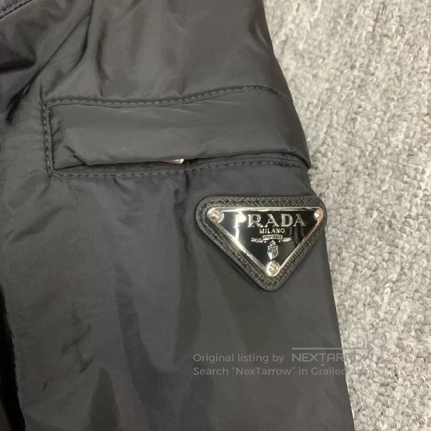 Prada Black Hooded Lightweight Jacket Size S. Size US S / EU 44-46 / 1 - 7 Thumbnail