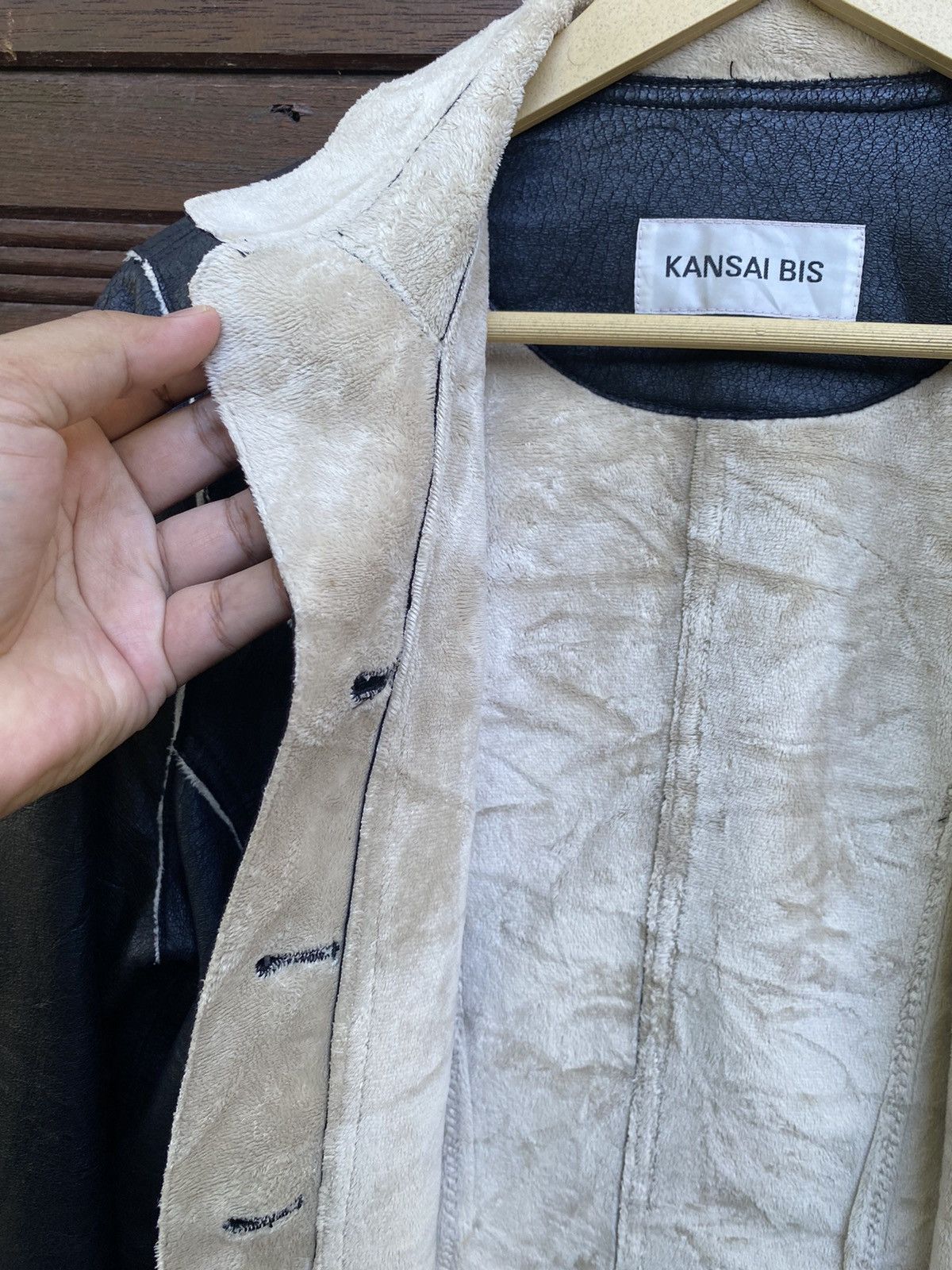 Kansai Yamamoto Rare🌟 Kansai Yamamoto Shearling Jacket Size US M / EU 48-50 / 2 - 9 Thumbnail