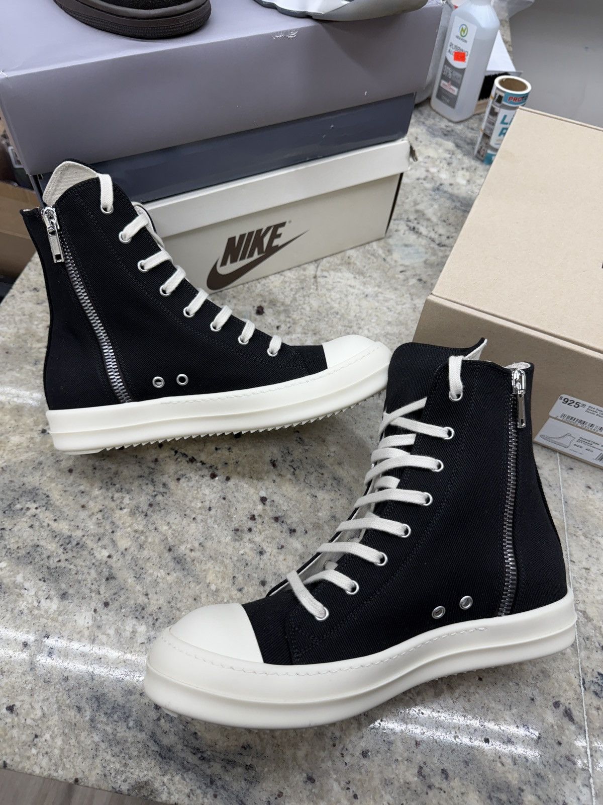 Rick Owens Rick Owen Geobasket Hightops Size US 9.5 / EU 42-43 - 2 Thumbnail