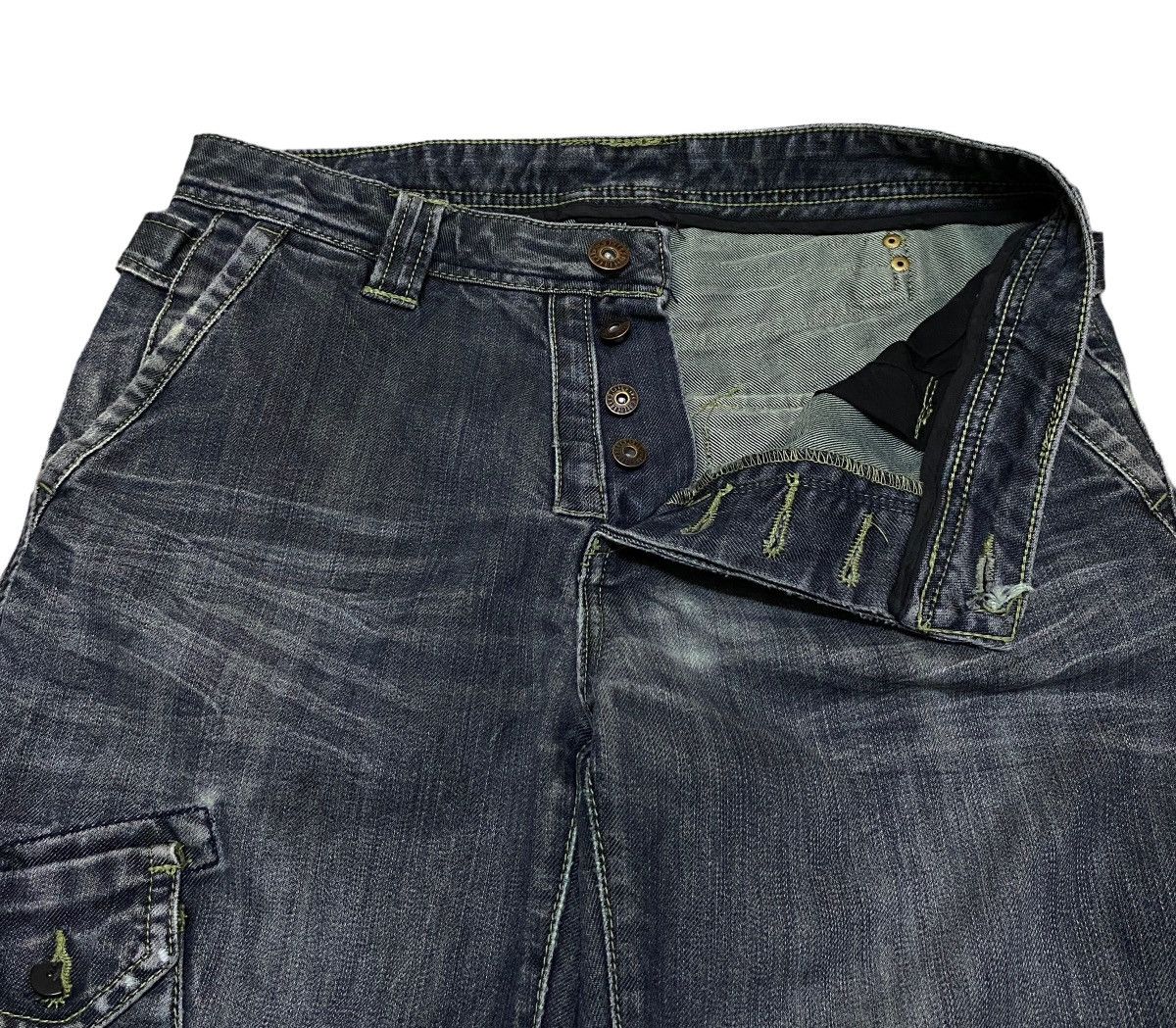 If Six Was Nine × Japanese Brand × Le Grande Bleu (L.G.B.) Rare Vintage Japanese Brand Southern Flared Jeans 2000s Size US 31 - 6 Thumbnail
