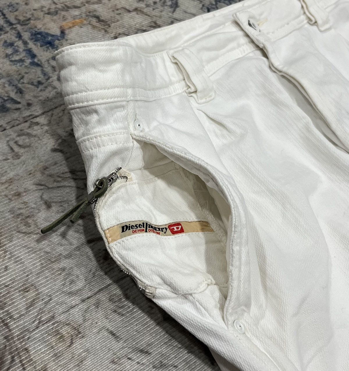 Diesel Diesel Industry Jogger White Jeans Size US 34 / EU 50 - 3 Thumbnail