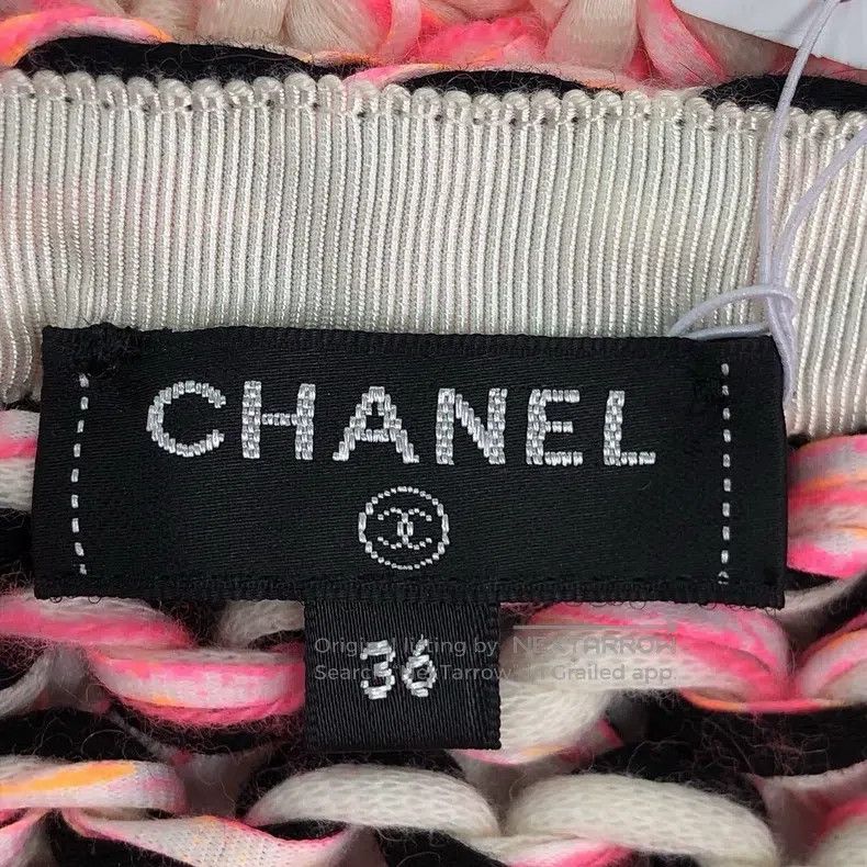 Chanel Chanel 20S Roof Series Pink Thick Line Knitted Cardigan co Size XS / US 0-2 / IT 36-38 - 6 Thumbnail