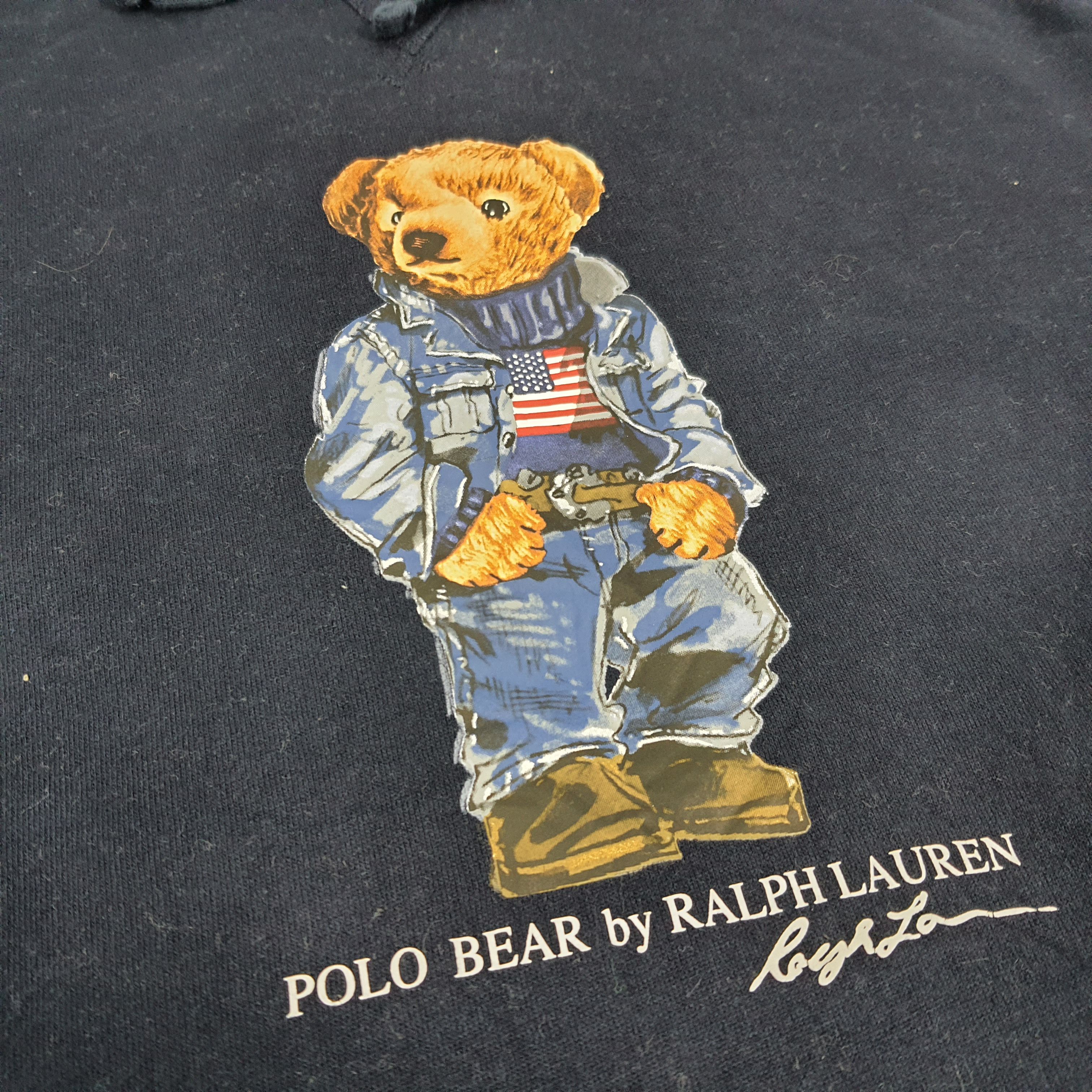 Polo Ralph Lauren × Vintage Vintage POLO Bear by Ralph Lauren Sweatshirts Size US XXL / EU 58 / 5 - 2 Thumbnail