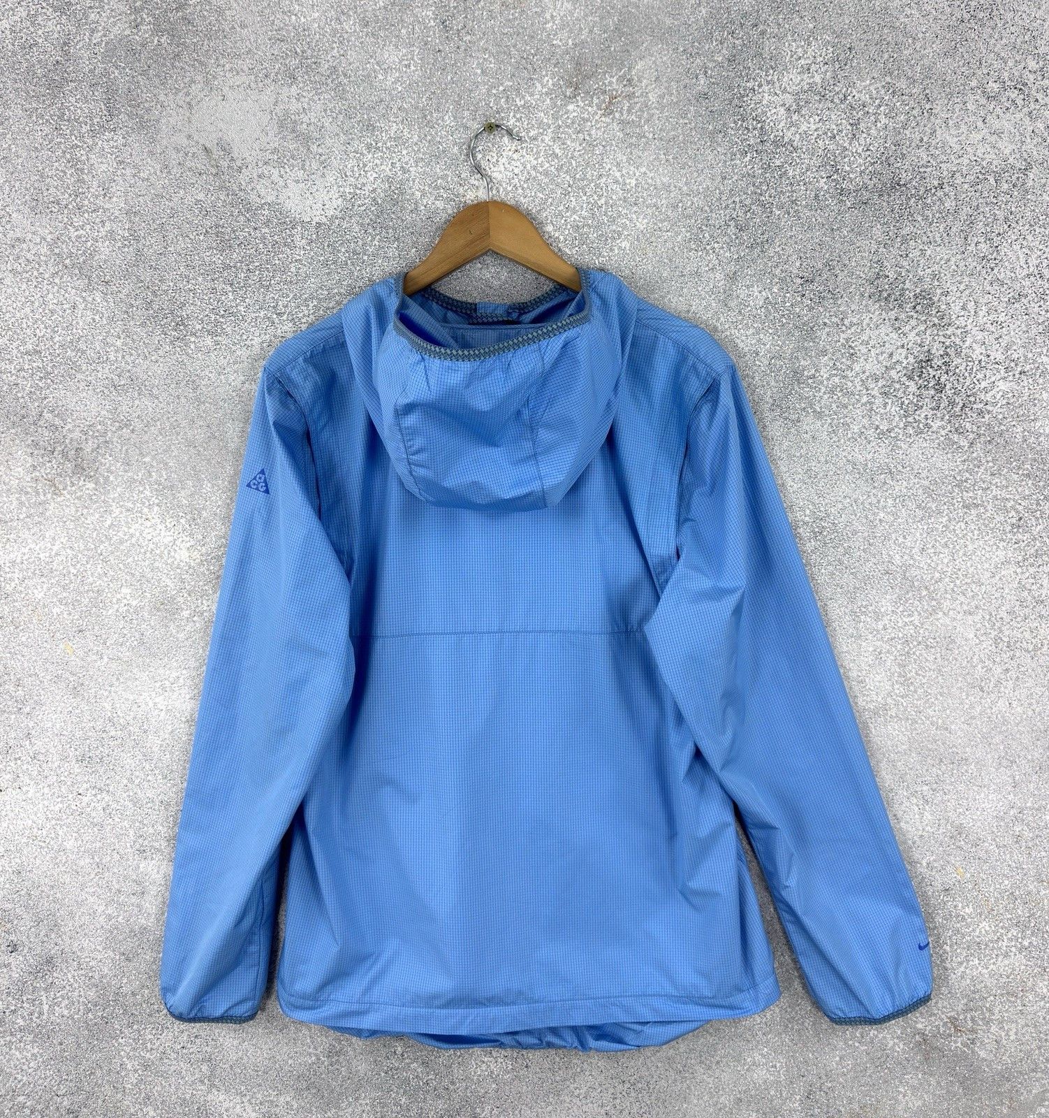 Nike ACG Nike ACG Vintage 2000s Ripstop Pullover Blue Anorak Jacket Size XL / US 12-14 / IT 48-50 - 12 Thumbnail