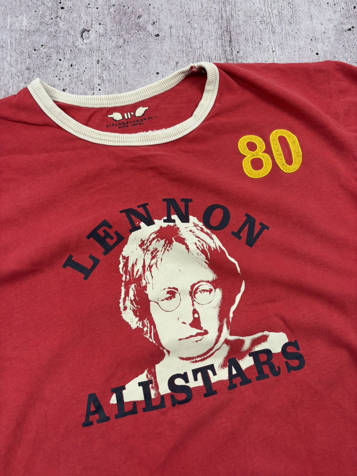 Ringspun Ringspun Allstars Beatles big logo t shirt size L Size US L / EU 52-54 / 3 - 2 Thumbnail