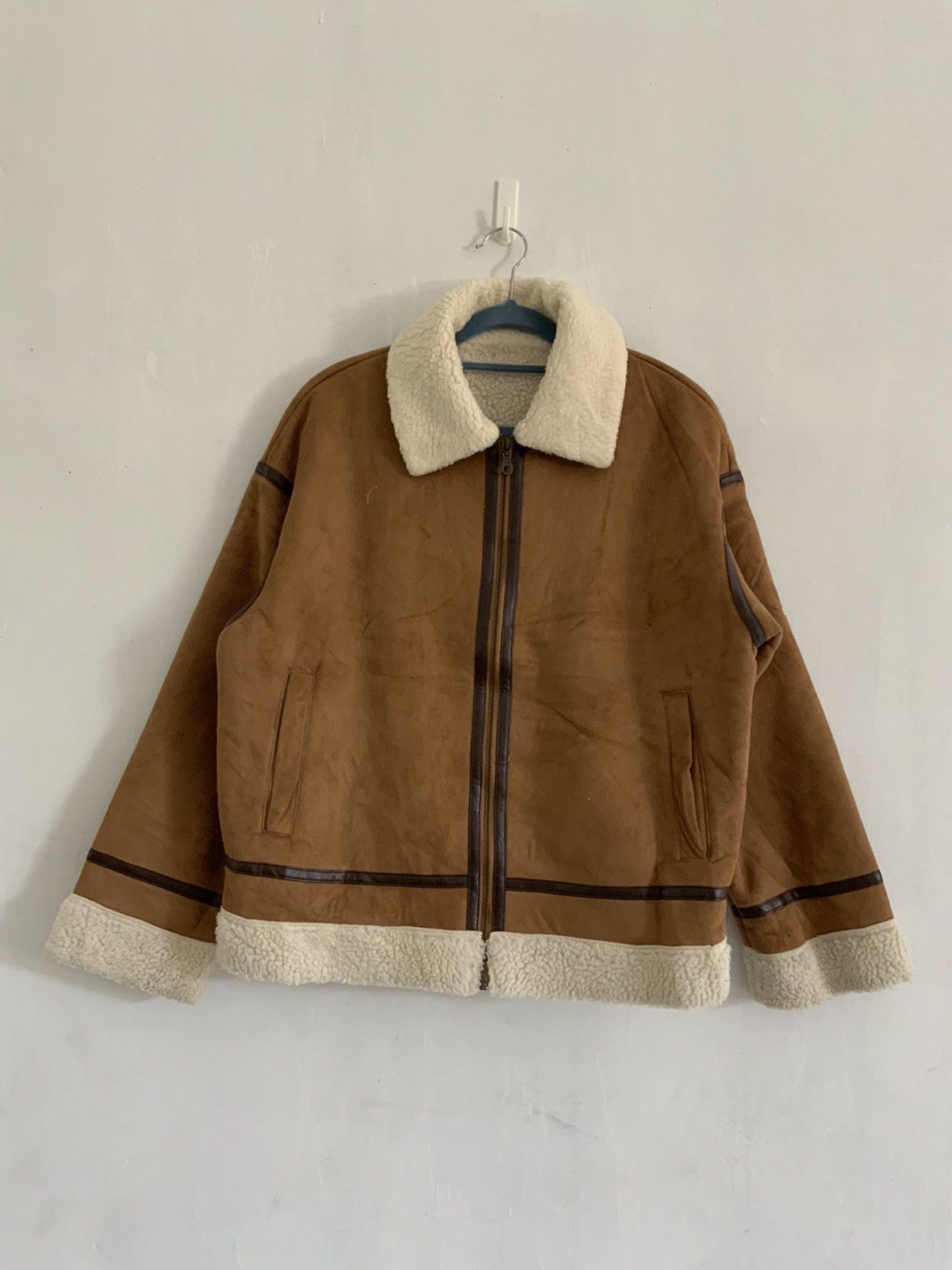 GU GU Mohair Fur Leather Winter Light Jacket Size US M / EU 48-50 / 2 - 1 Thumbnail