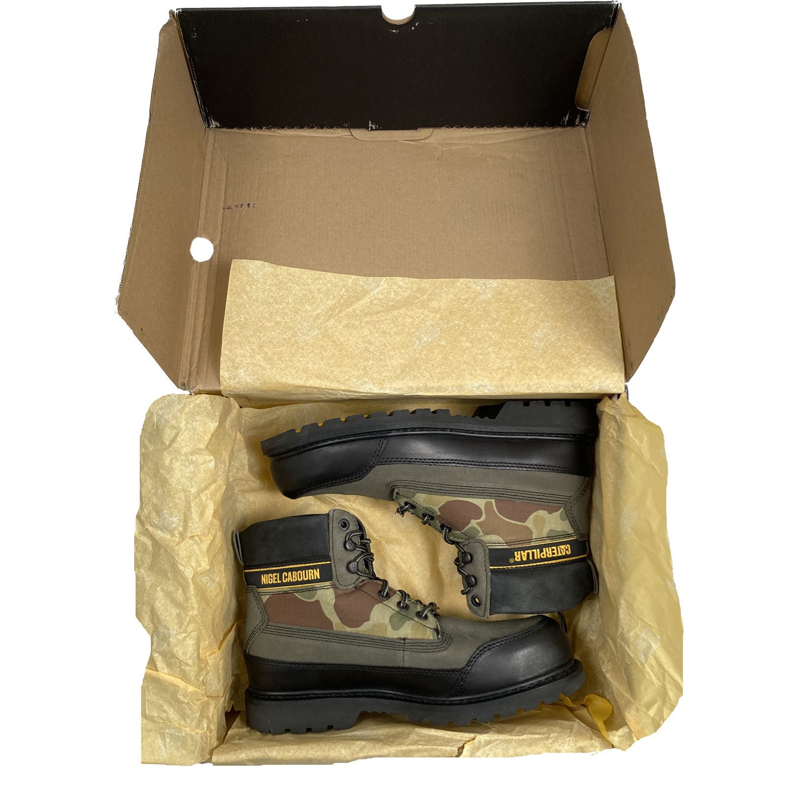 Nigel Cabourn $225 Caterpillar x Nigel Cabourn Utah Boots 9.5 Camo P110959 Size US 9.5 / EU 42-43 - 1 Thumbnail